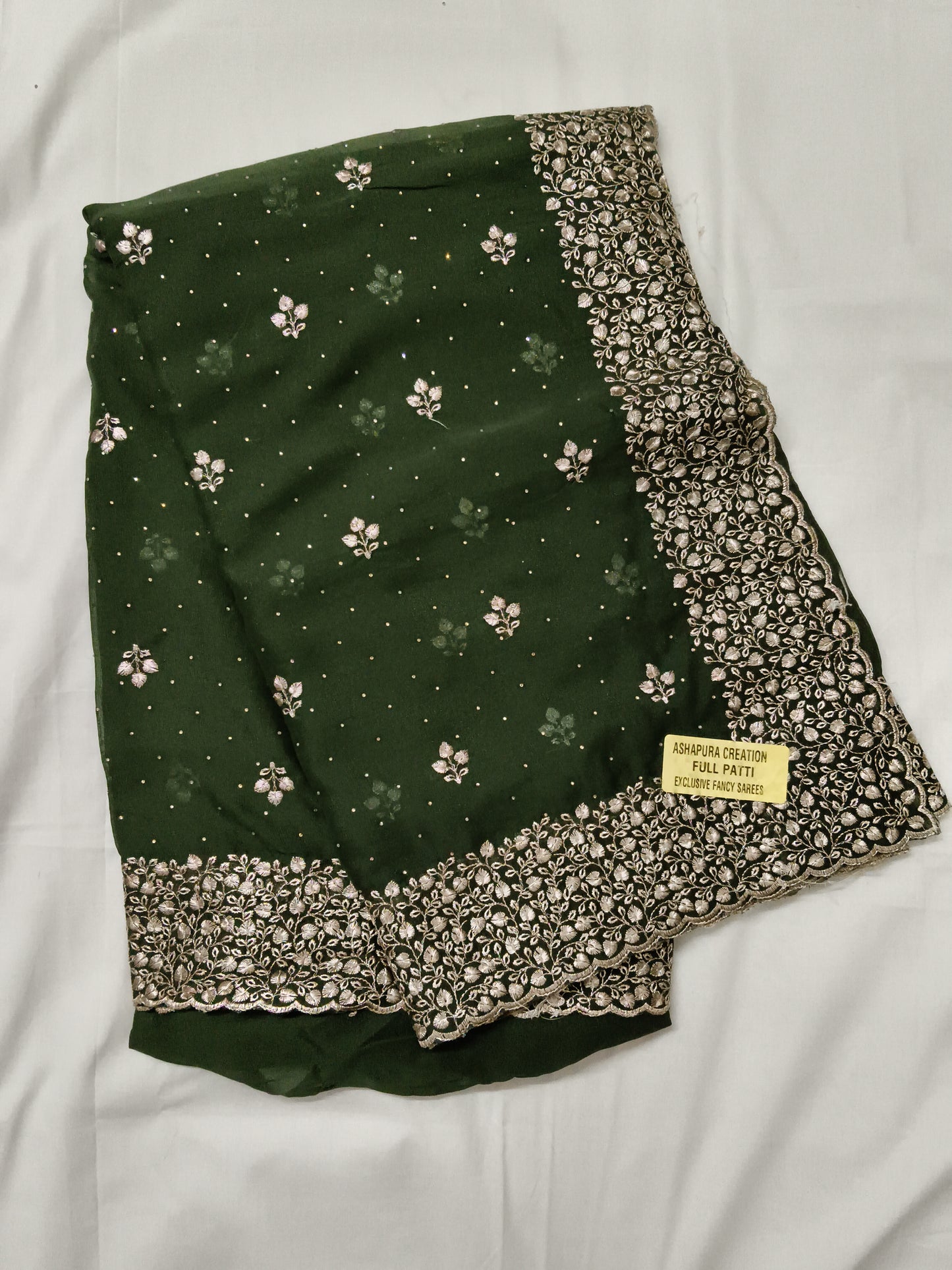 Party wear jorget silk saree (w3)
