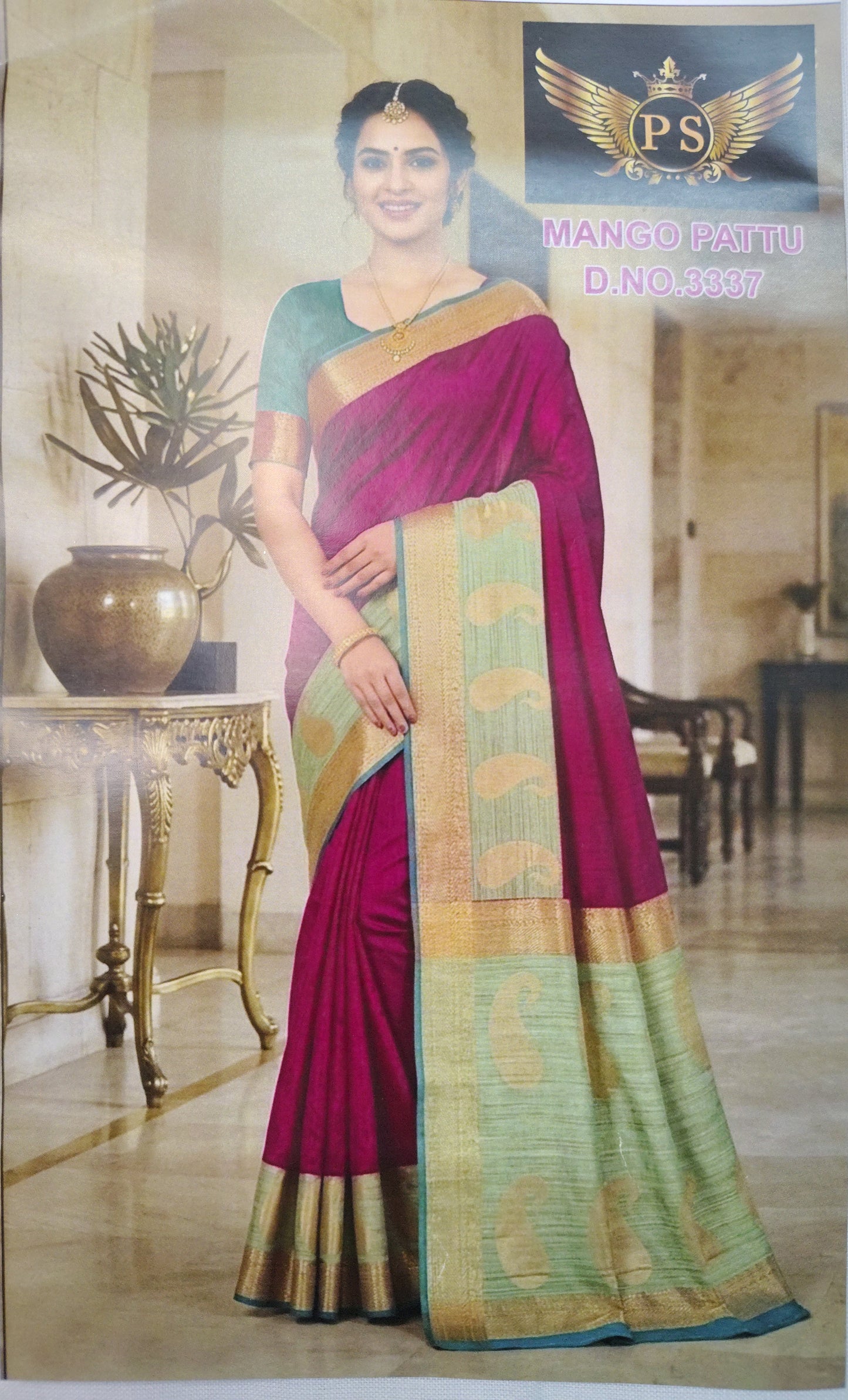 Tassar silk saree