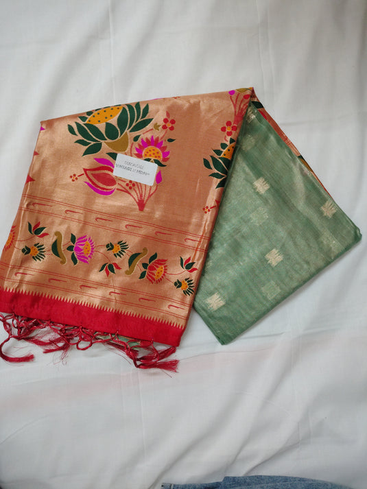 Vintage semi silk