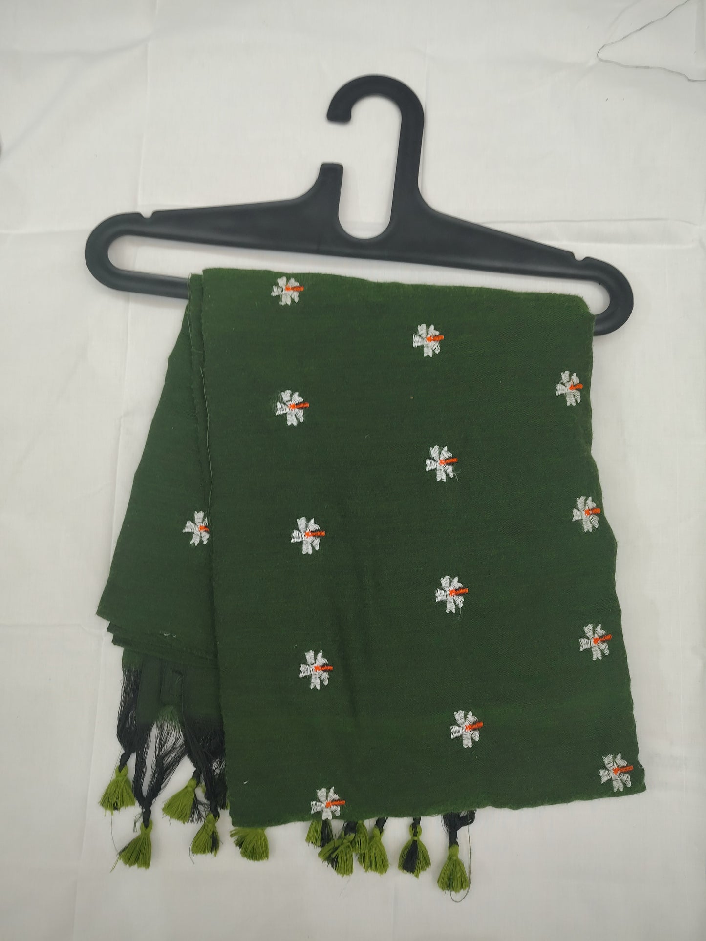 Embroidery fancy khadi saree
