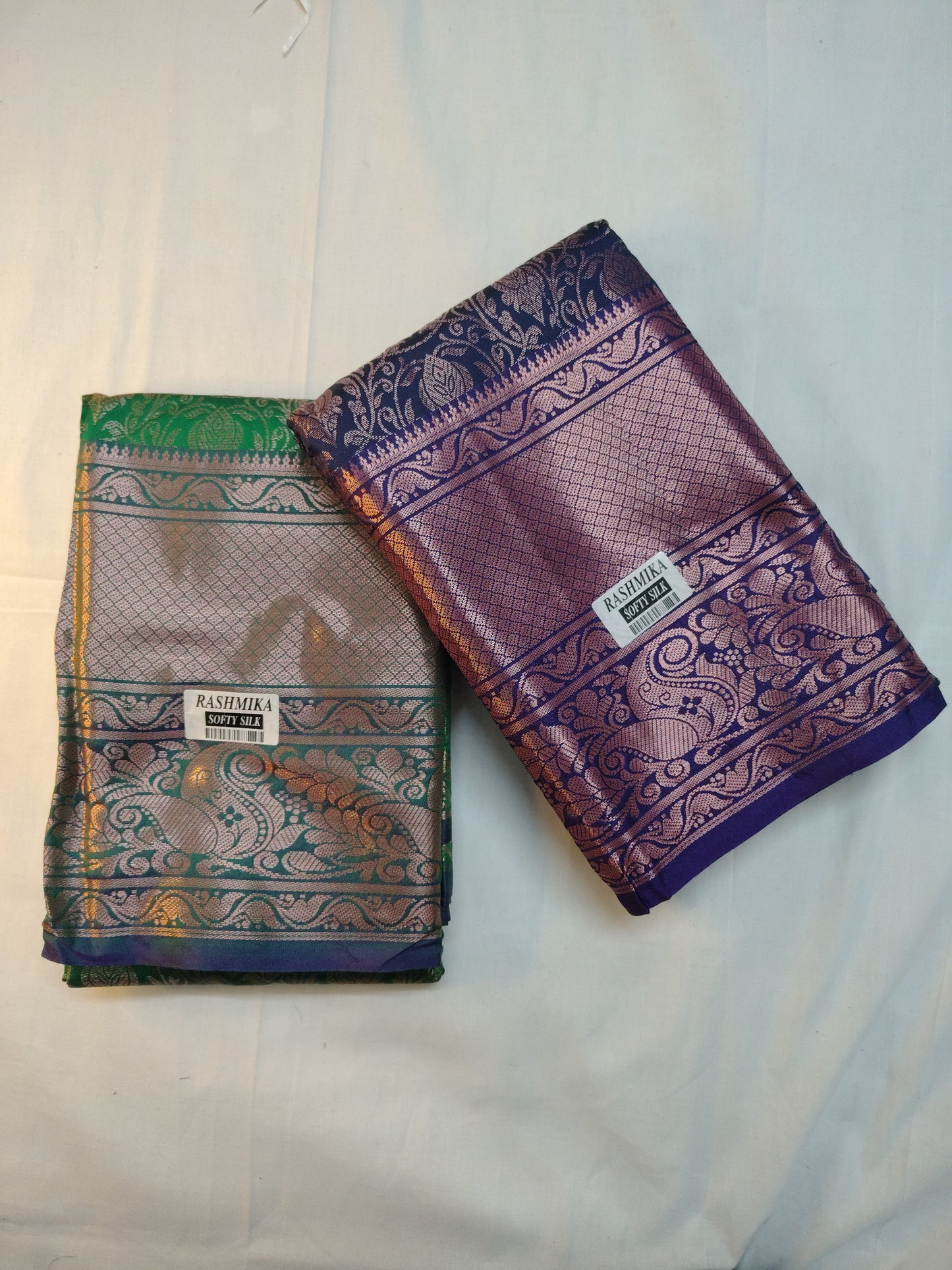 Pettubadi brocade saree combo