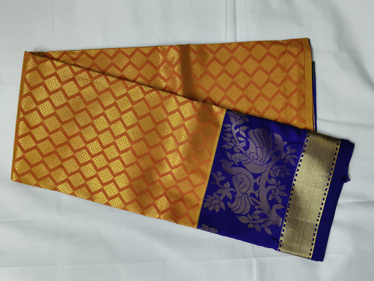 Pattu lehenga with blouse