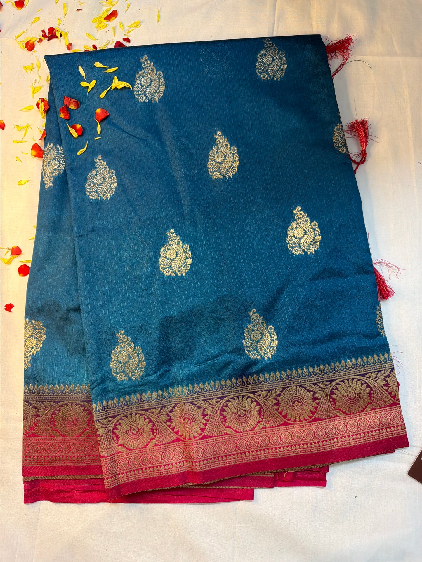 Butta flower design sarees