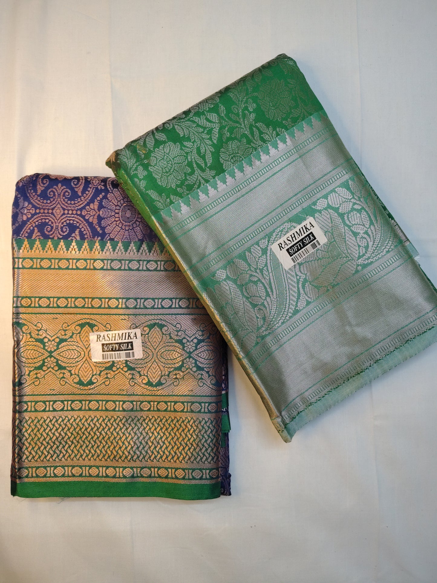 Pettubadi brocade saree combo