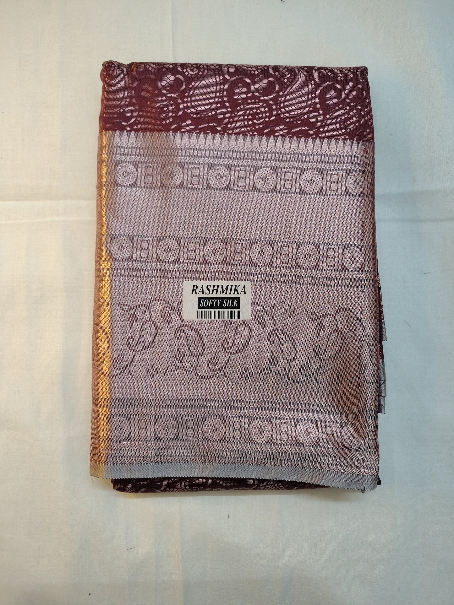 Pettubadi brocade saree semi pattu
