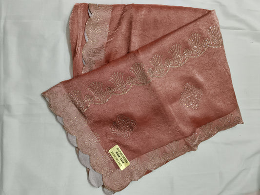 Party wear jorget silk saree (w16)
