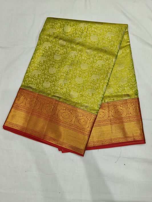 Meenakari designer pure silk mark certificated saree