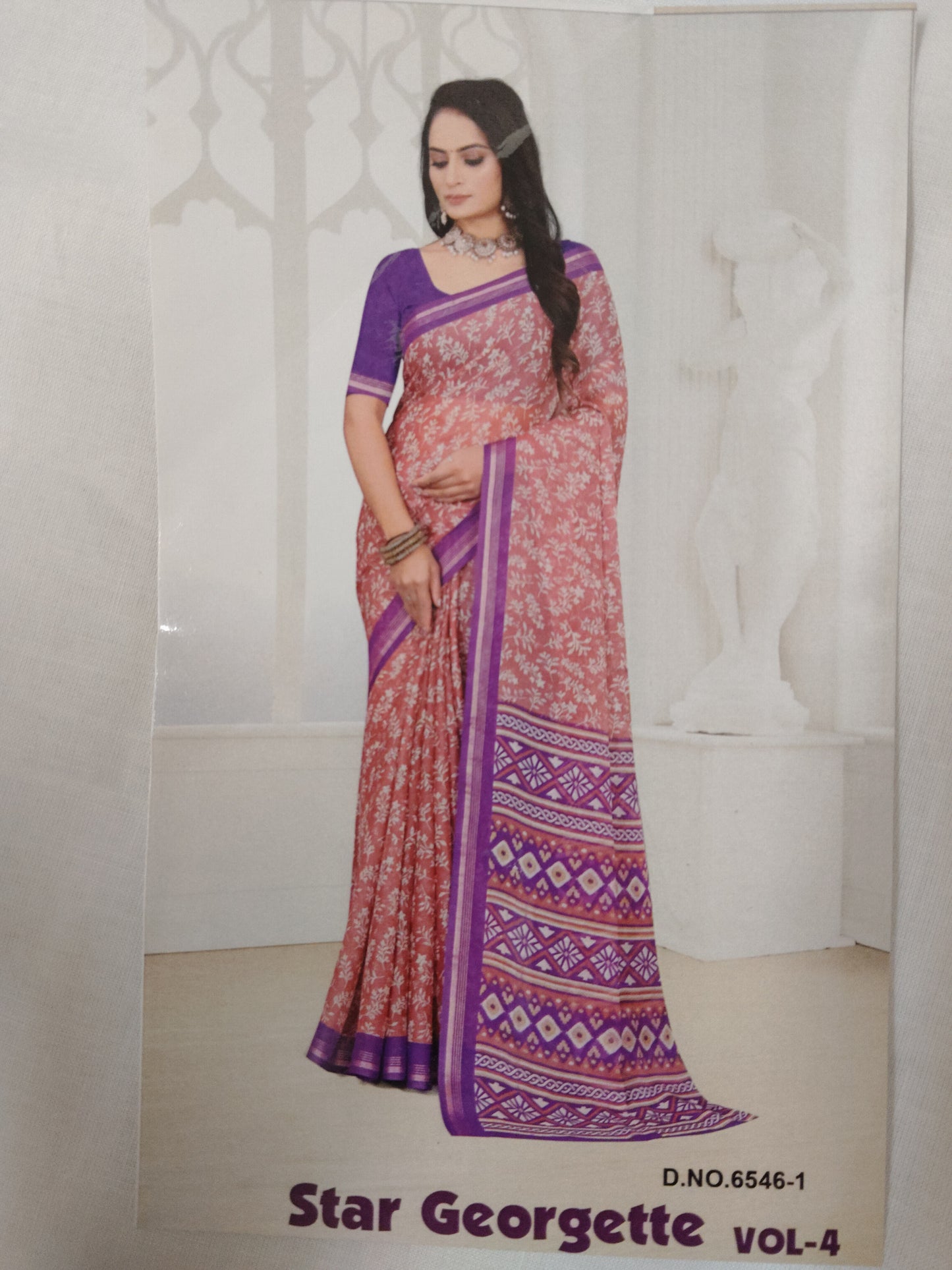 Delhiver daily wear star saree