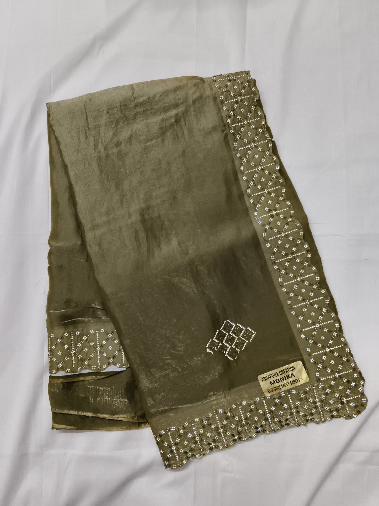 Party wear jorget silk saree (w1)