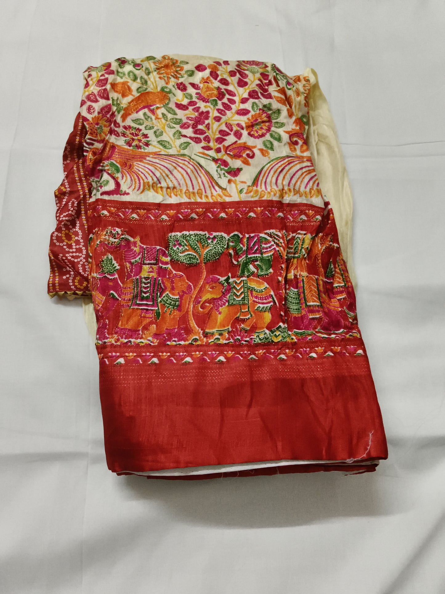 Designer printed lehenga with blouse
