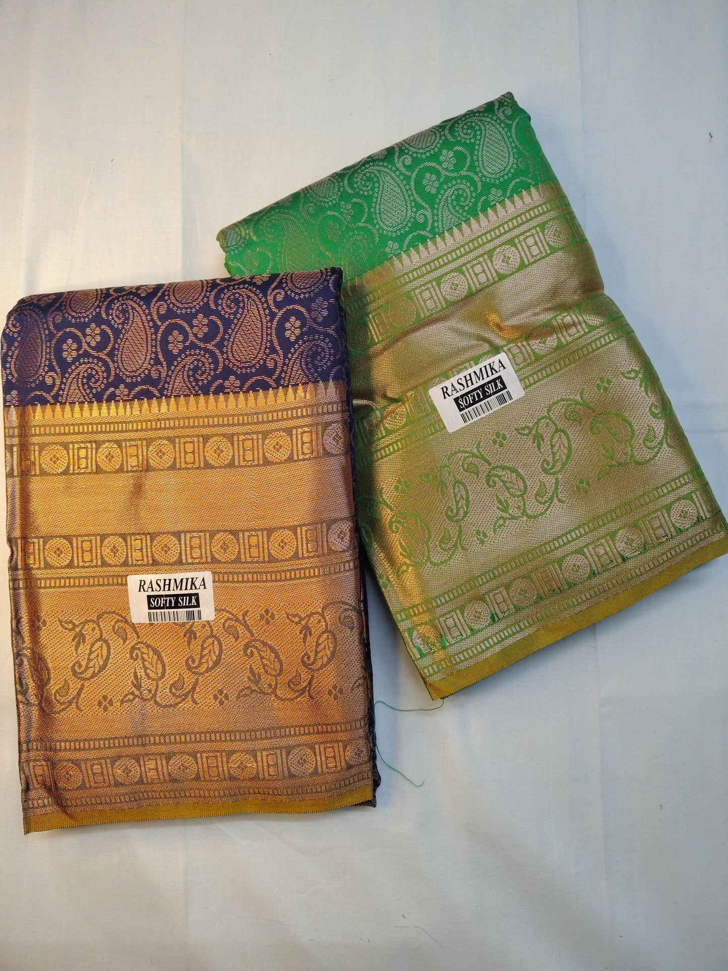 Pettubadi brocade saree combo
