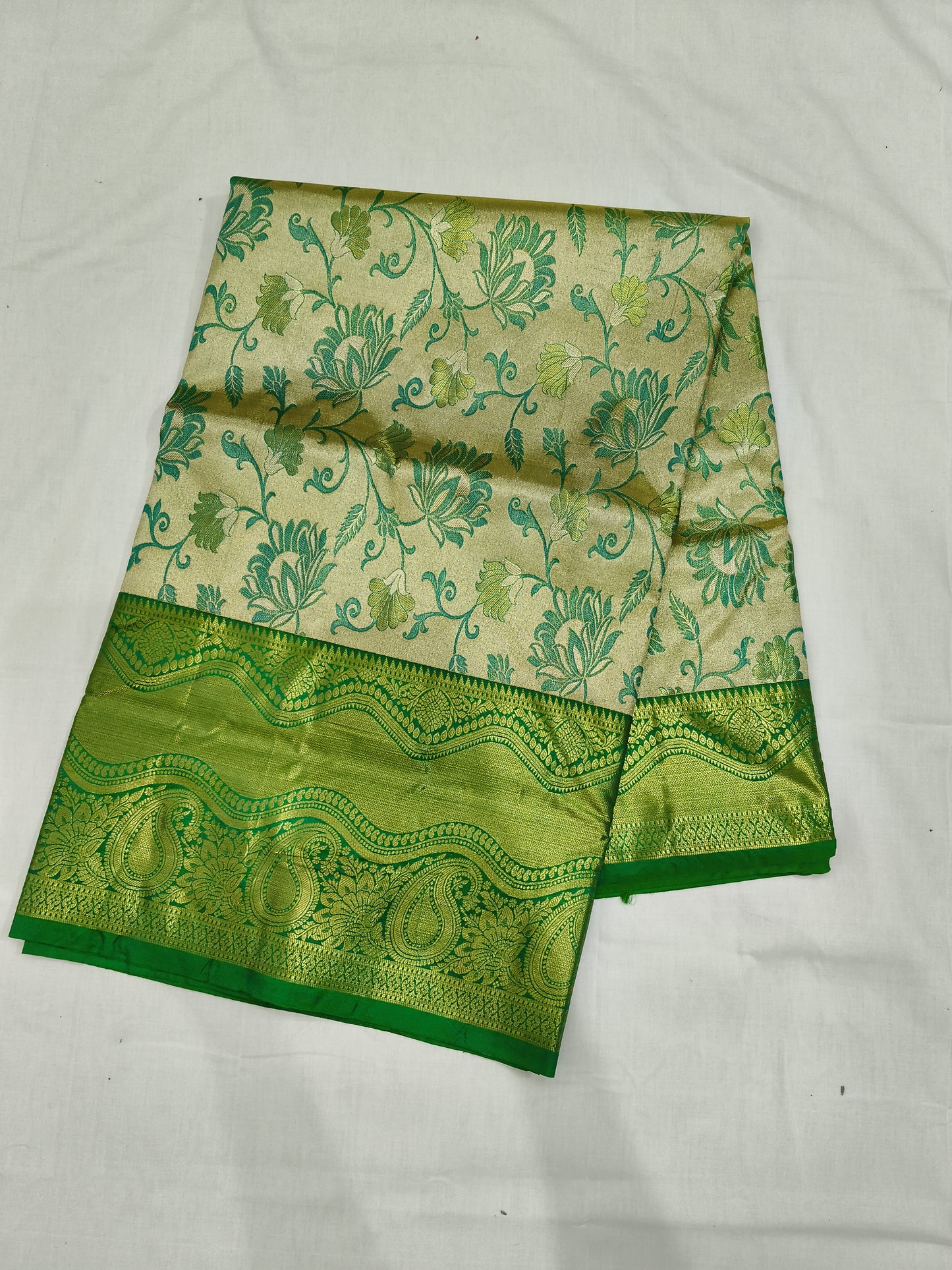 Meenakari desinger pure silk mark certificated saree