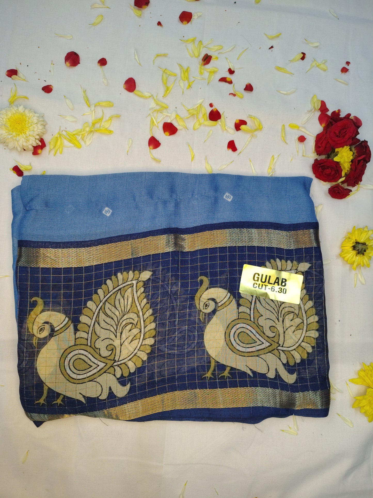 Daily wear gulab saree