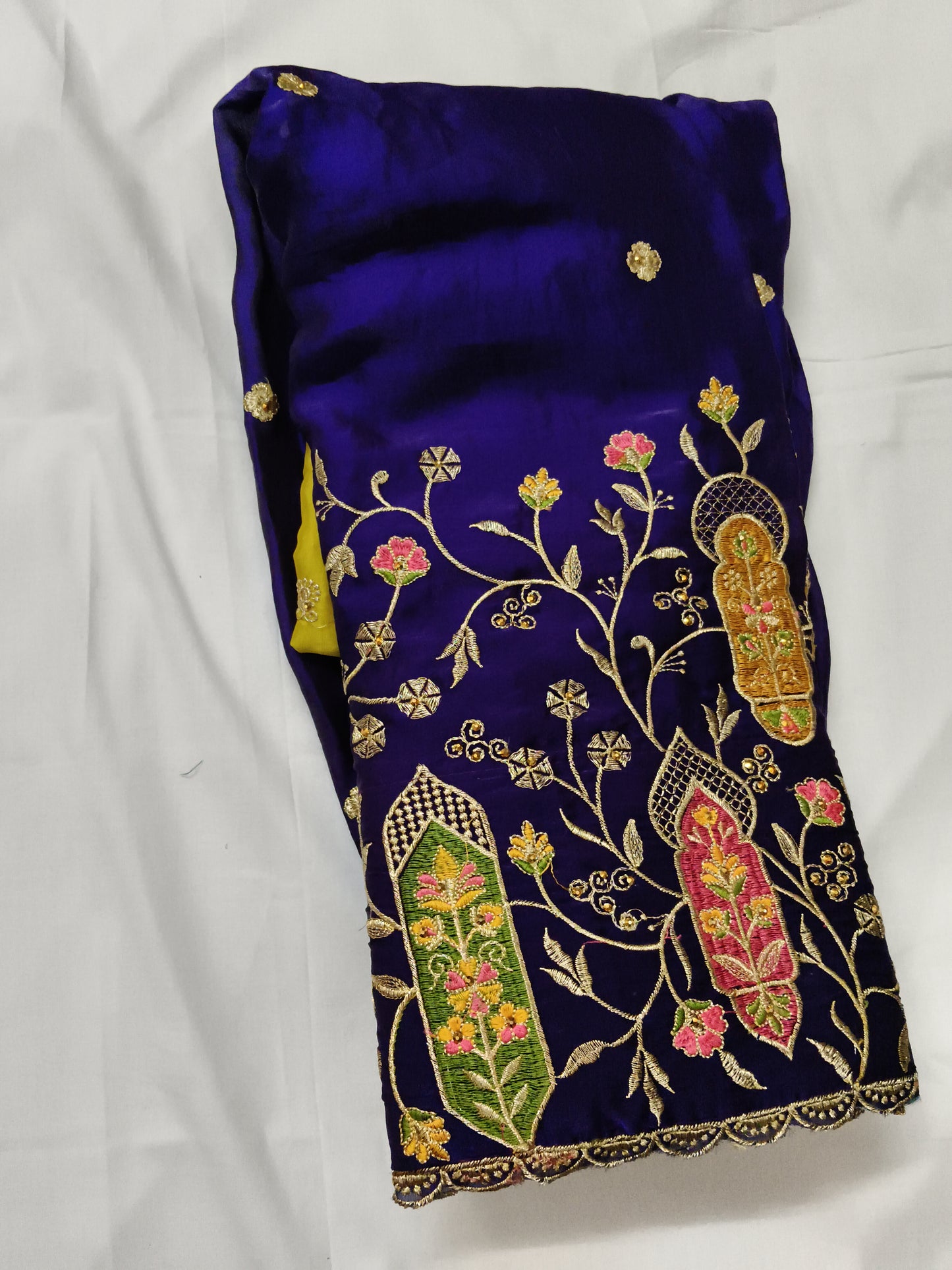 Fancy lehenga with work