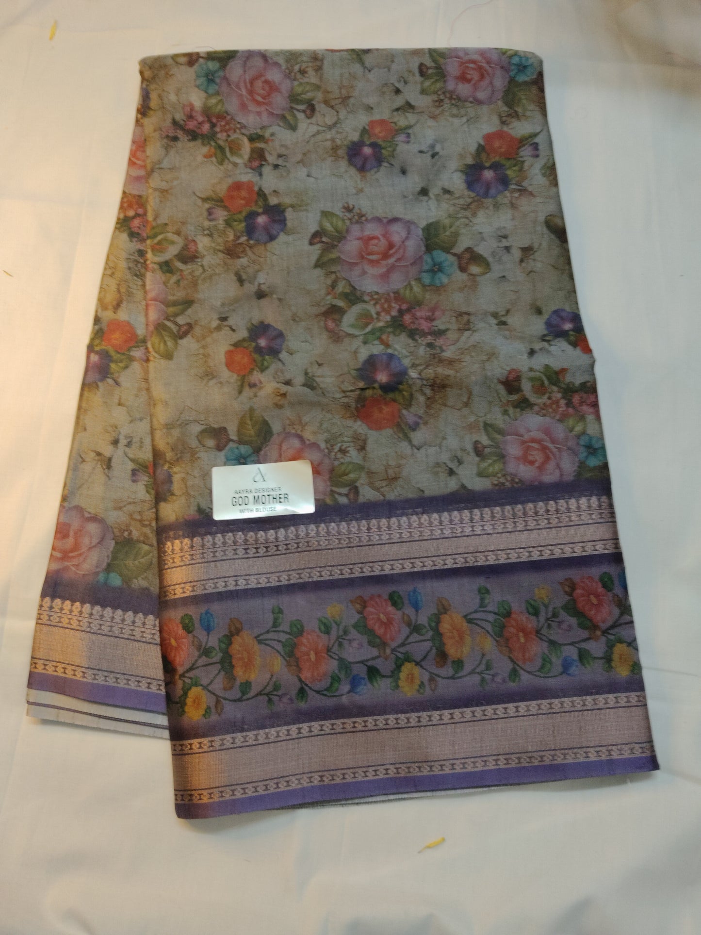 Daily wear god mother saree
