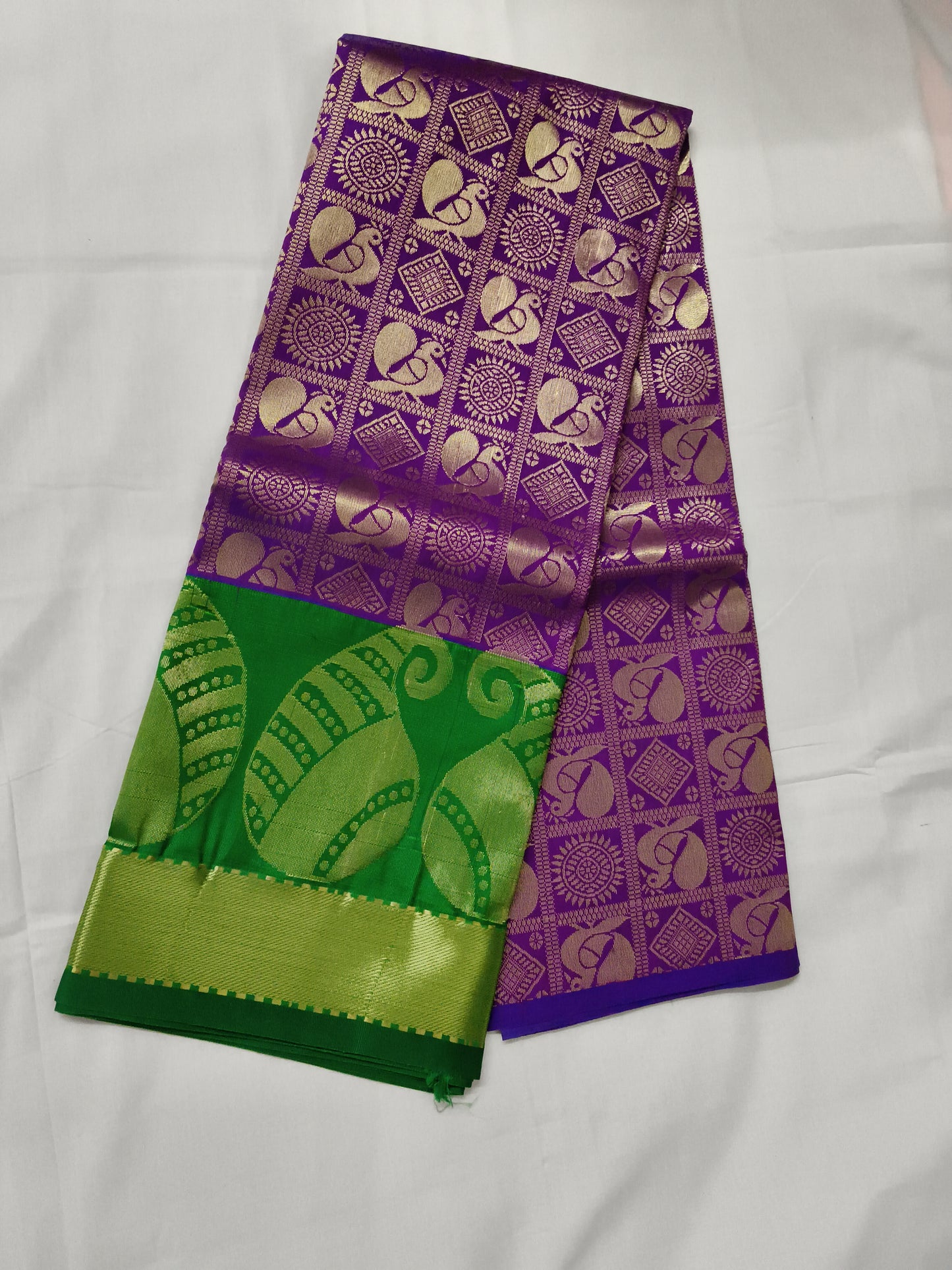 Pattu lehenga with blouse (free size)