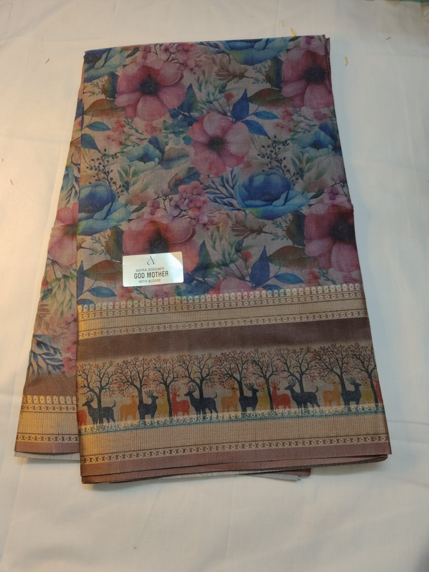 Daily wear god mother saree