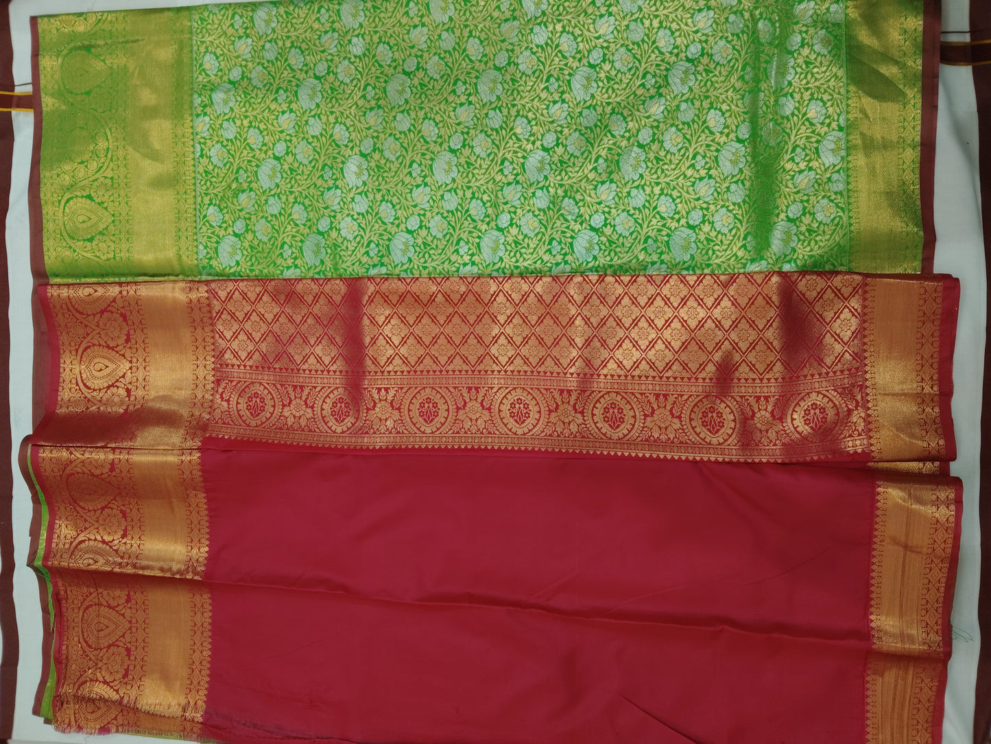 Meenakari designer pure silk mark certified saree