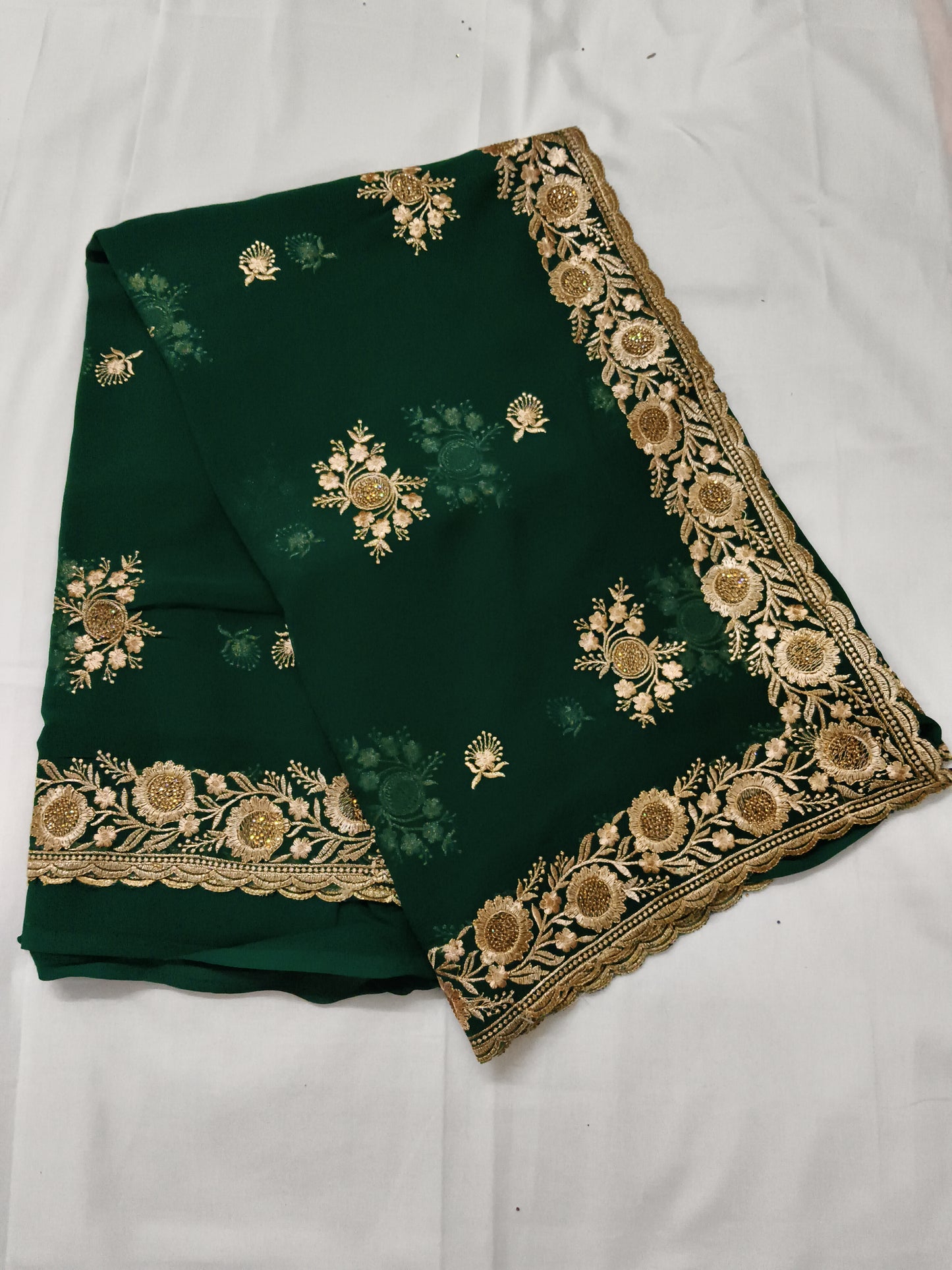 Party wear jorget silk saree (w23)