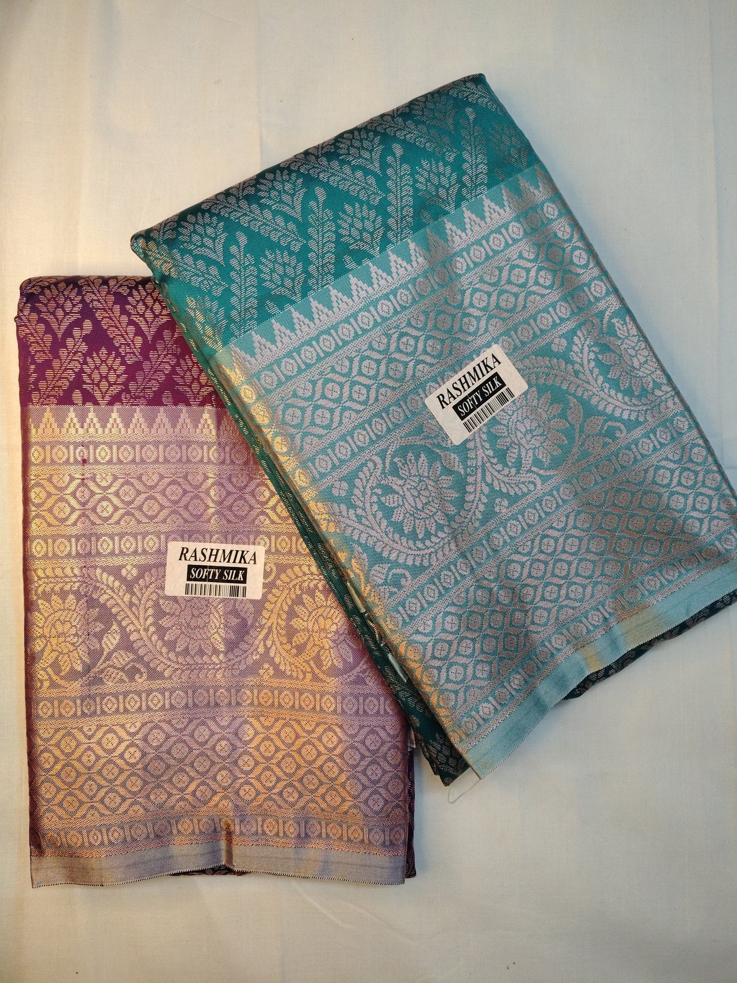 Pettubadi brocade saree combo