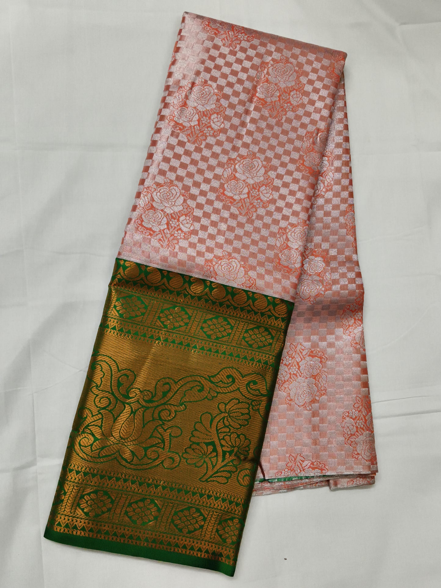 Pattu lehenga with blouse (free size)