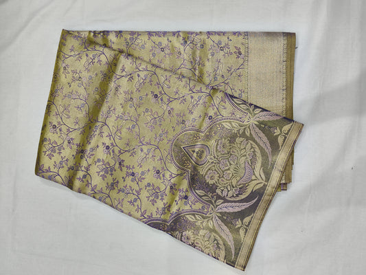 Meenakari designer pure silk mark certificated saree