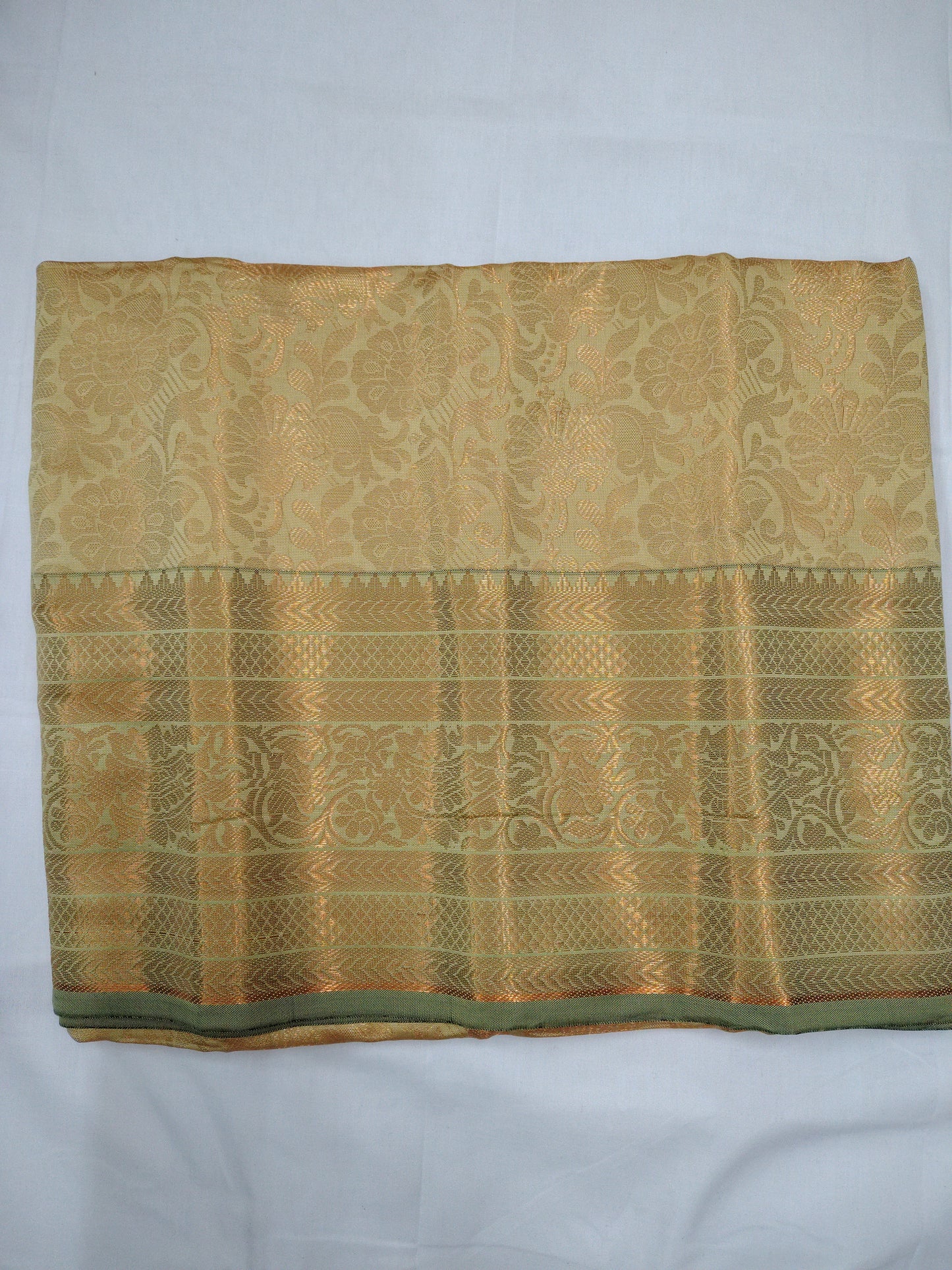 Fancy kanchi flower design saree