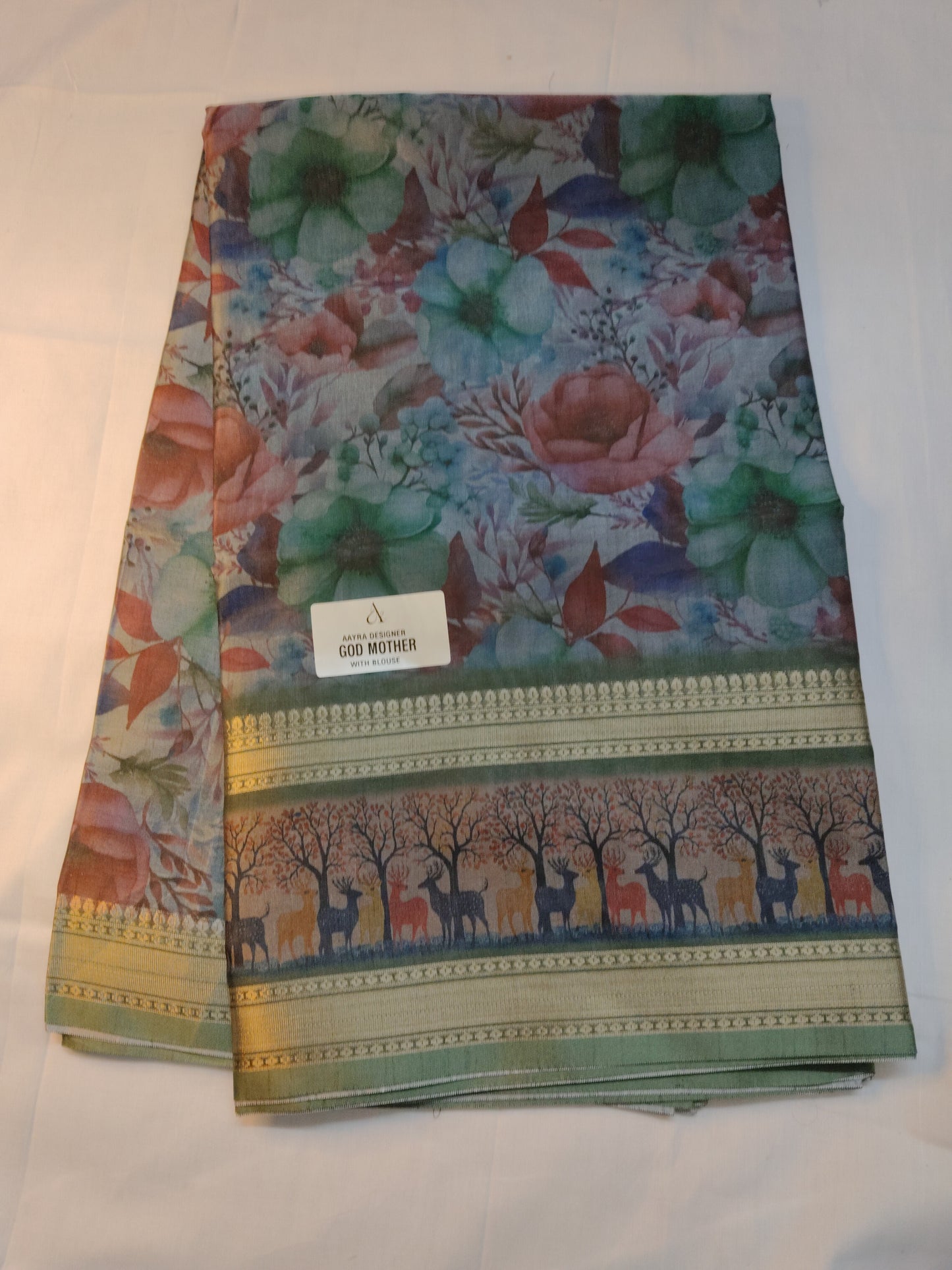 Daily wear god mother saree