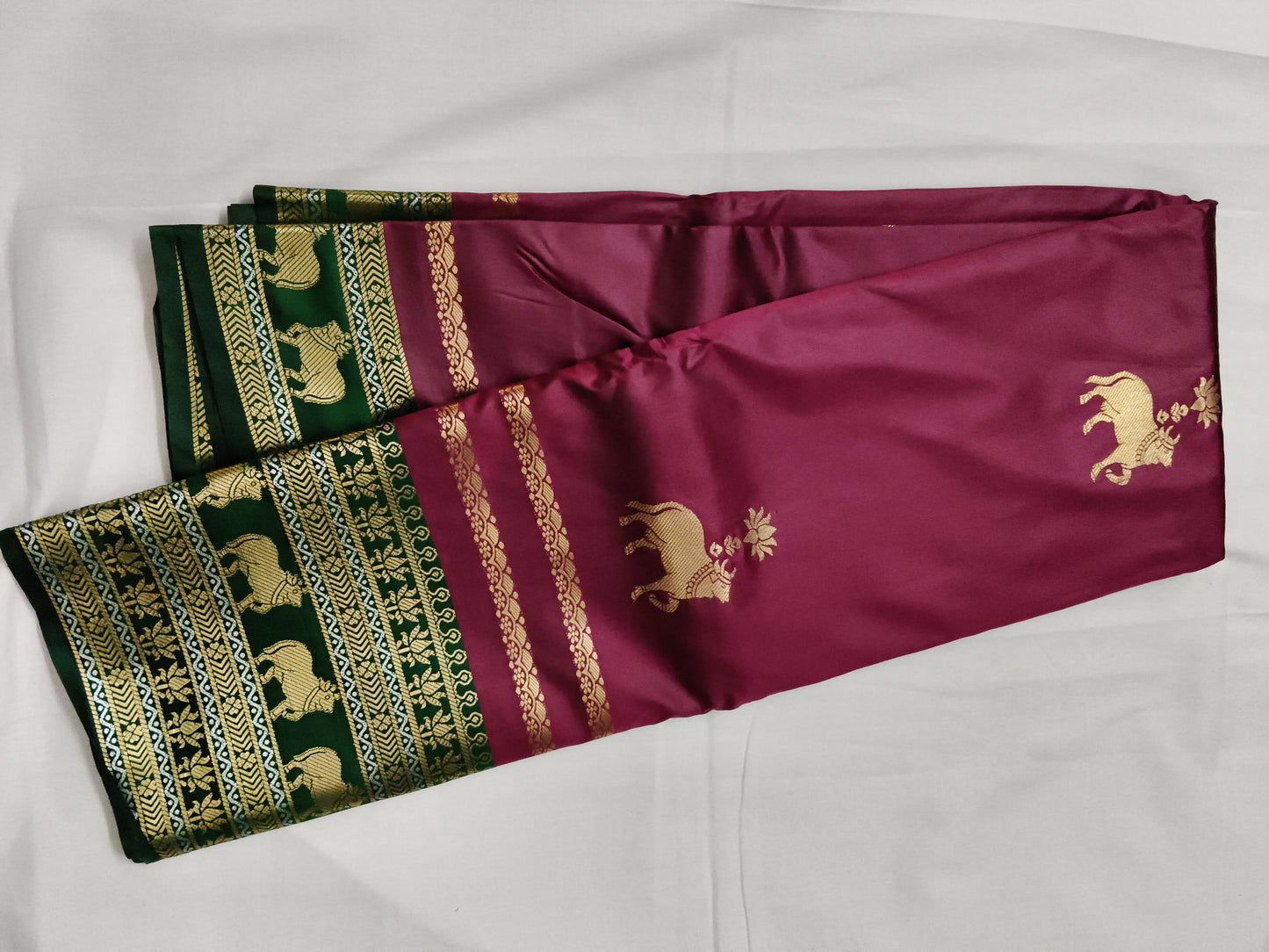 Premium royal border gadwal saree