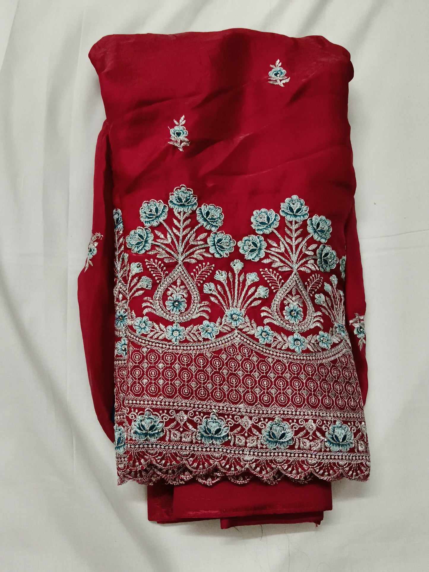 Fancy lehenga with work
