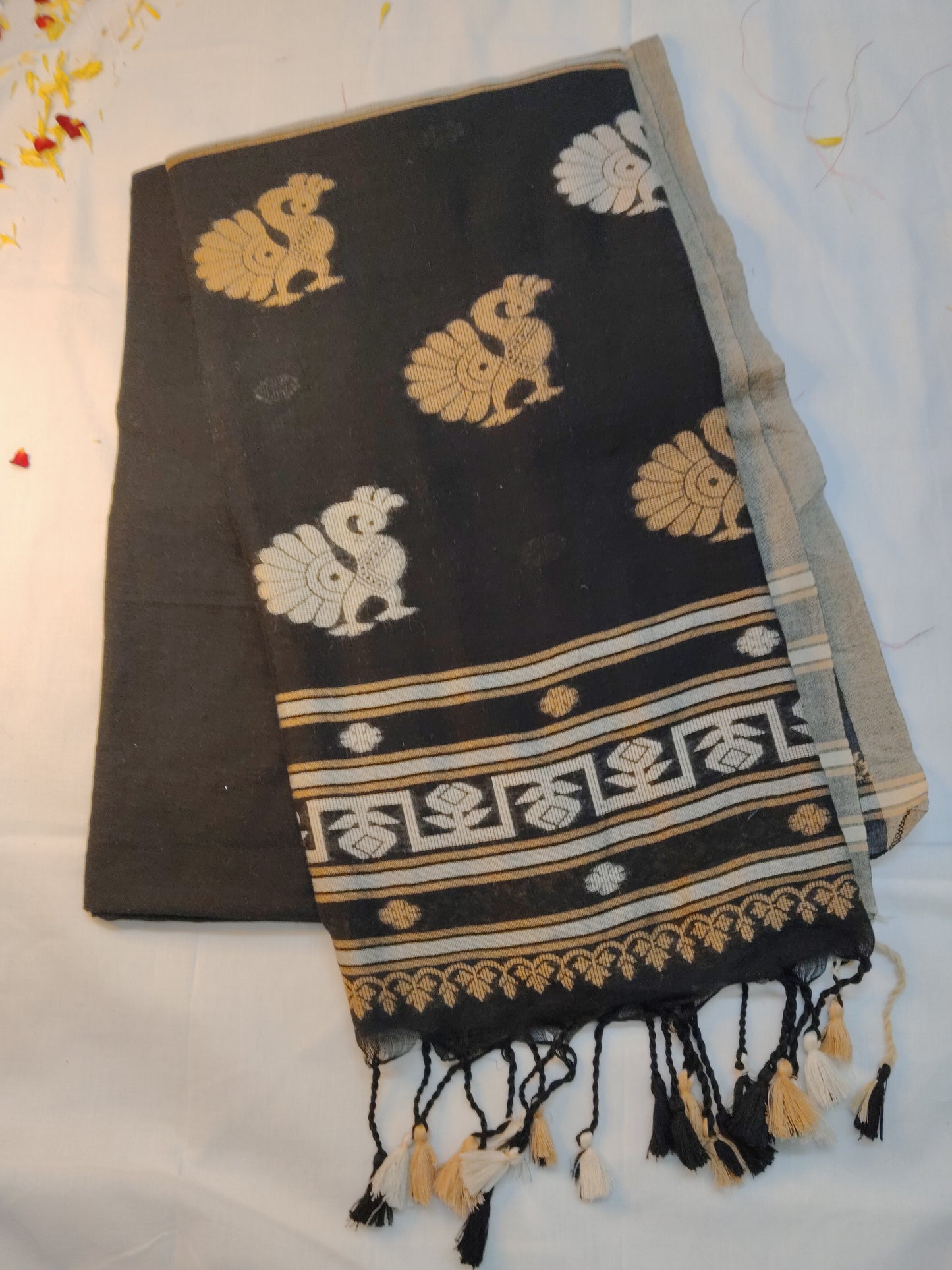 Linen sarees