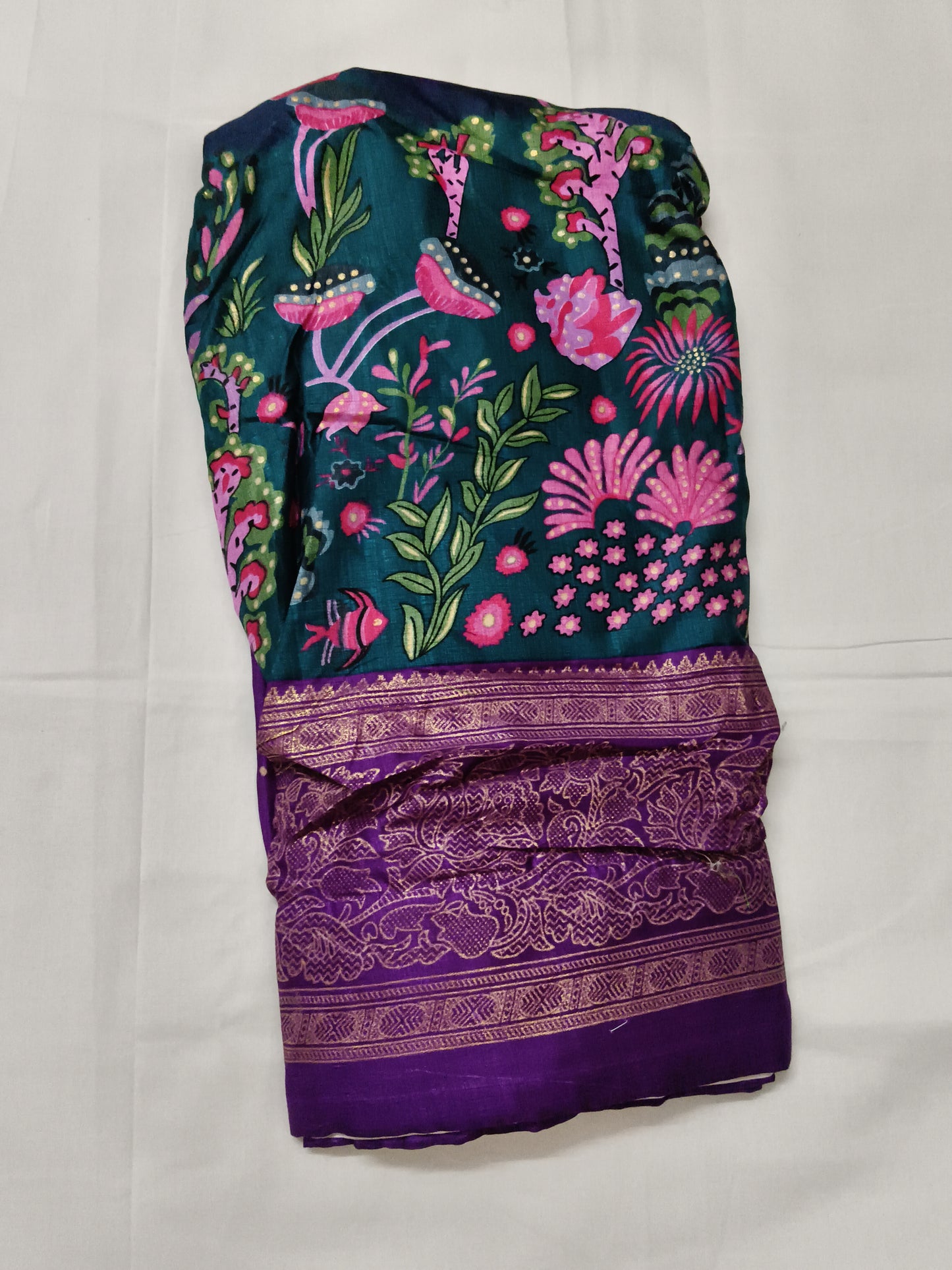 Designer printed lehenga with blouse