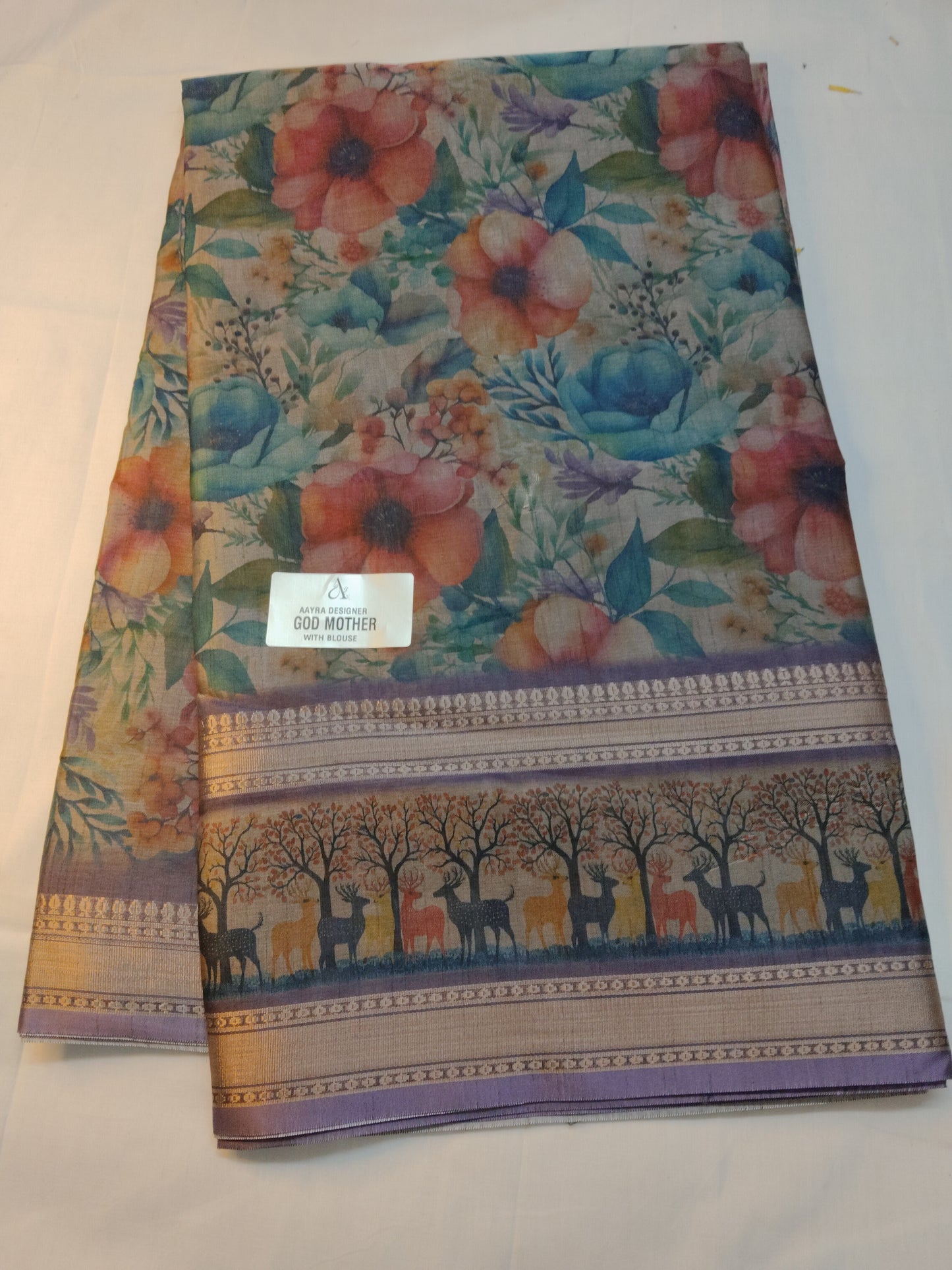 Daily wear god mother saree
