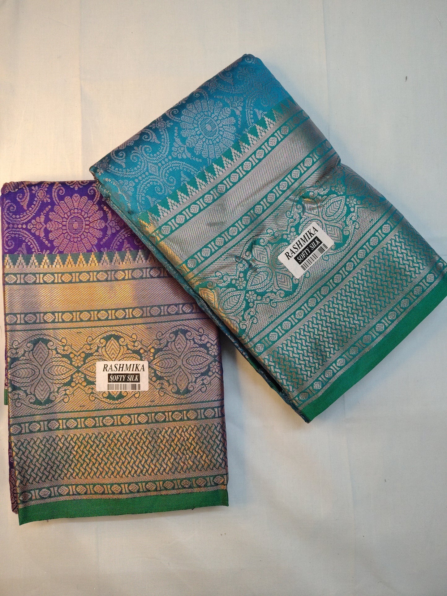Pettubadi brocade saree combo