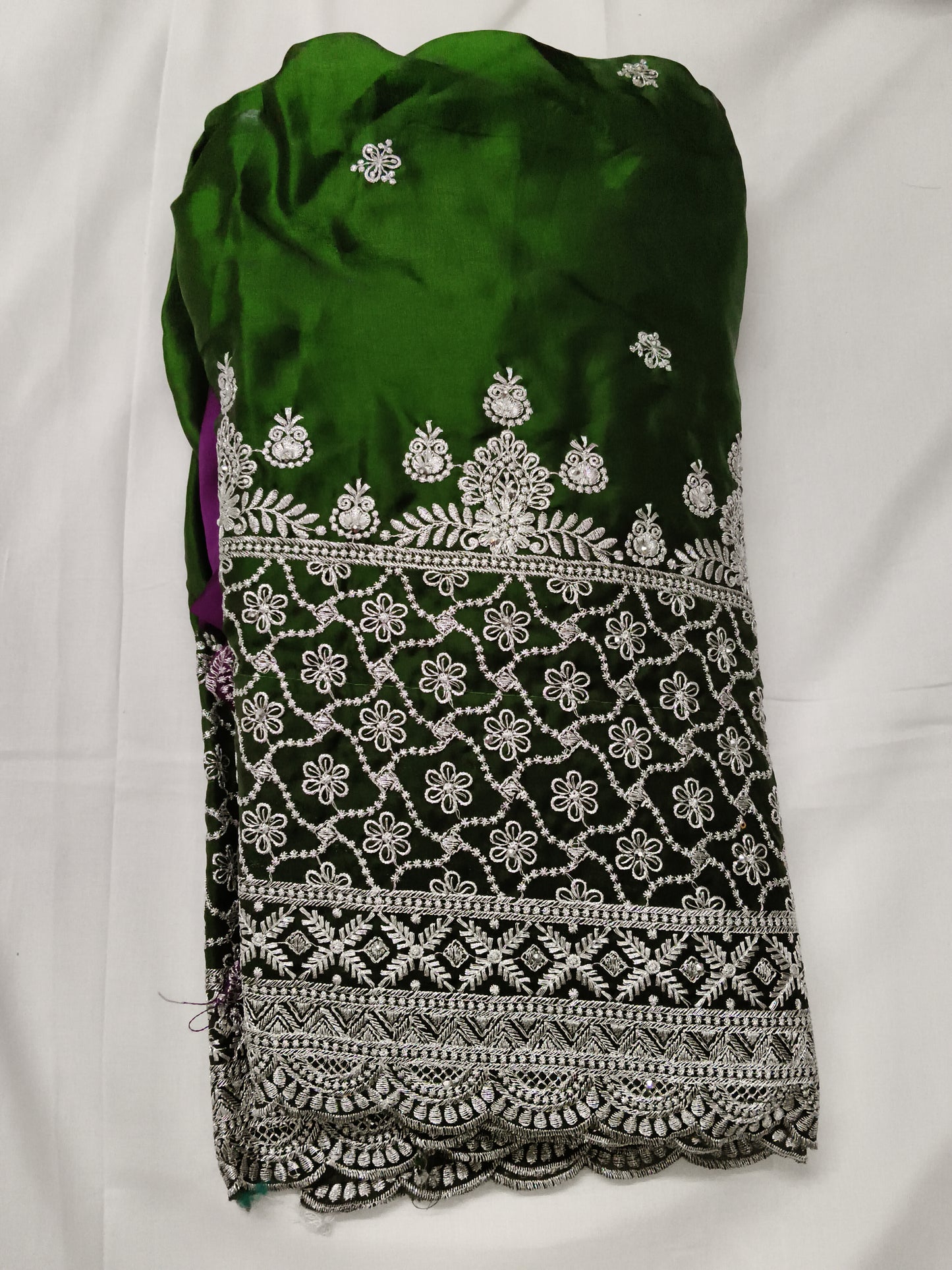 Fancy lehenga with work