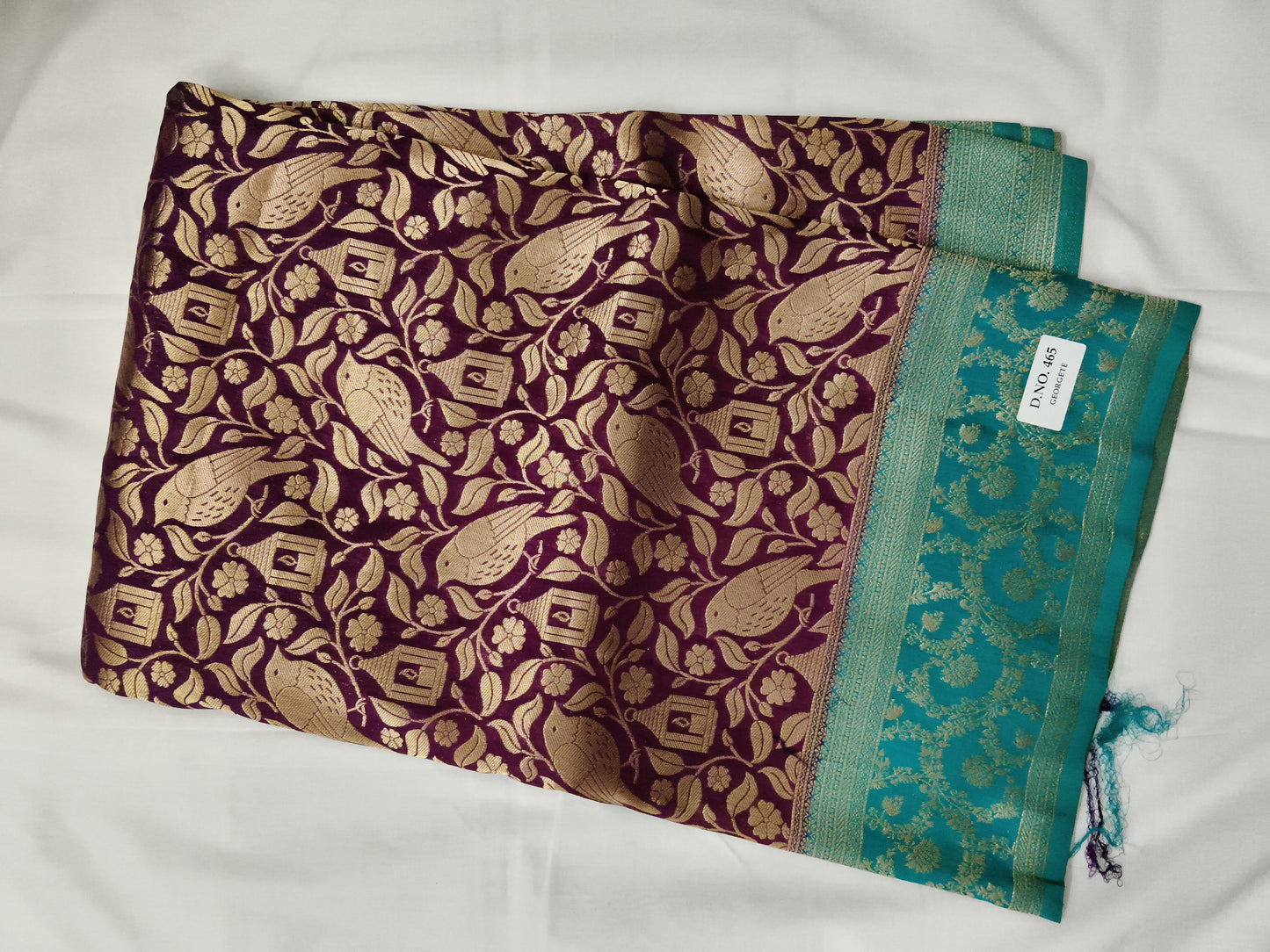 Kaddi jorget designer saree