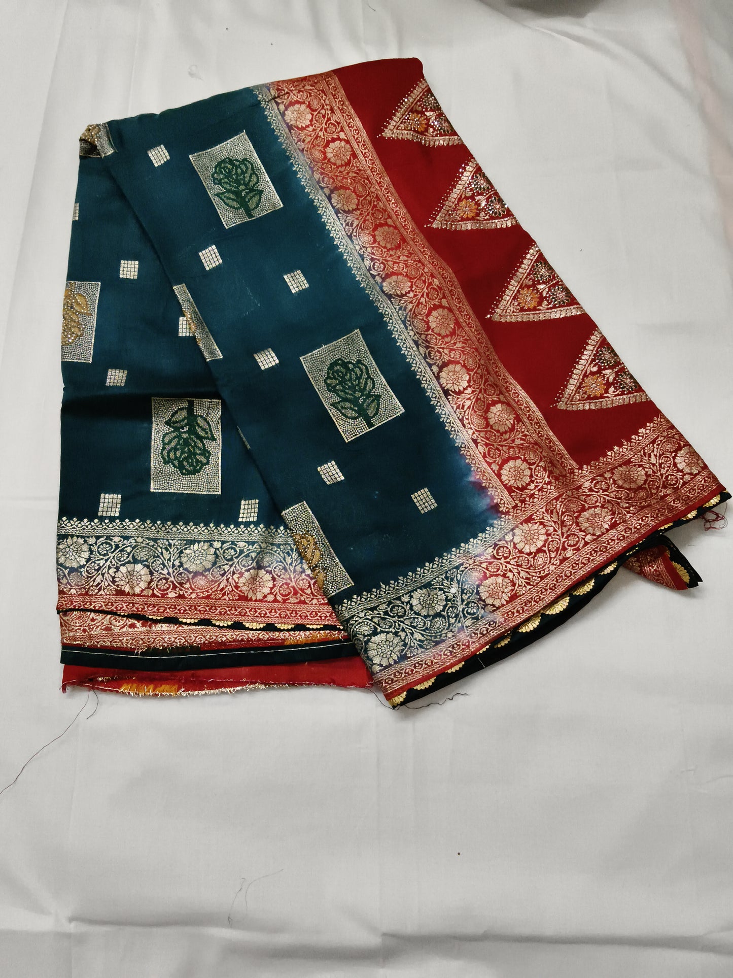 Party wear jorget silk saree (w20)