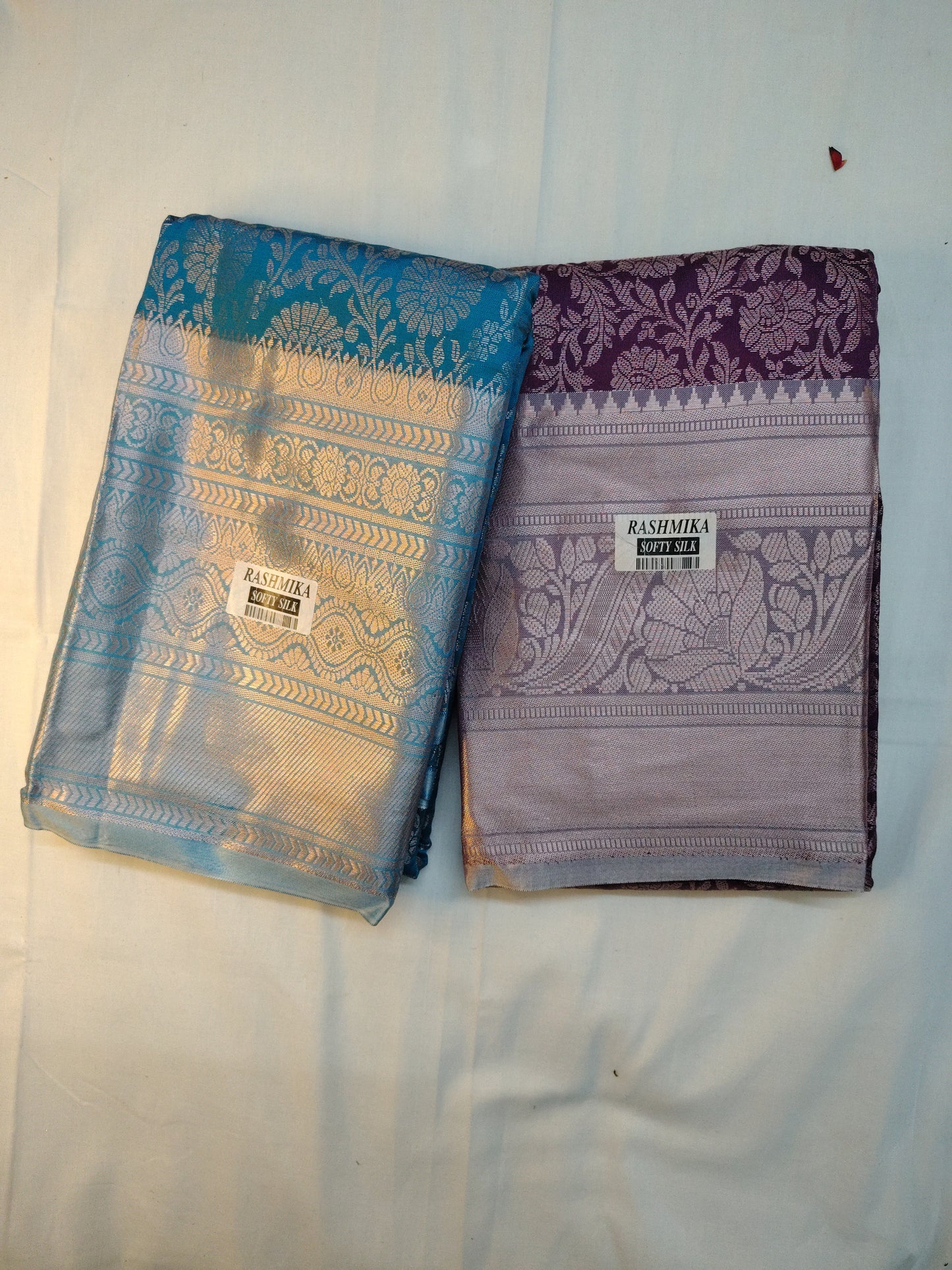 Pettubadi brocade saree combo