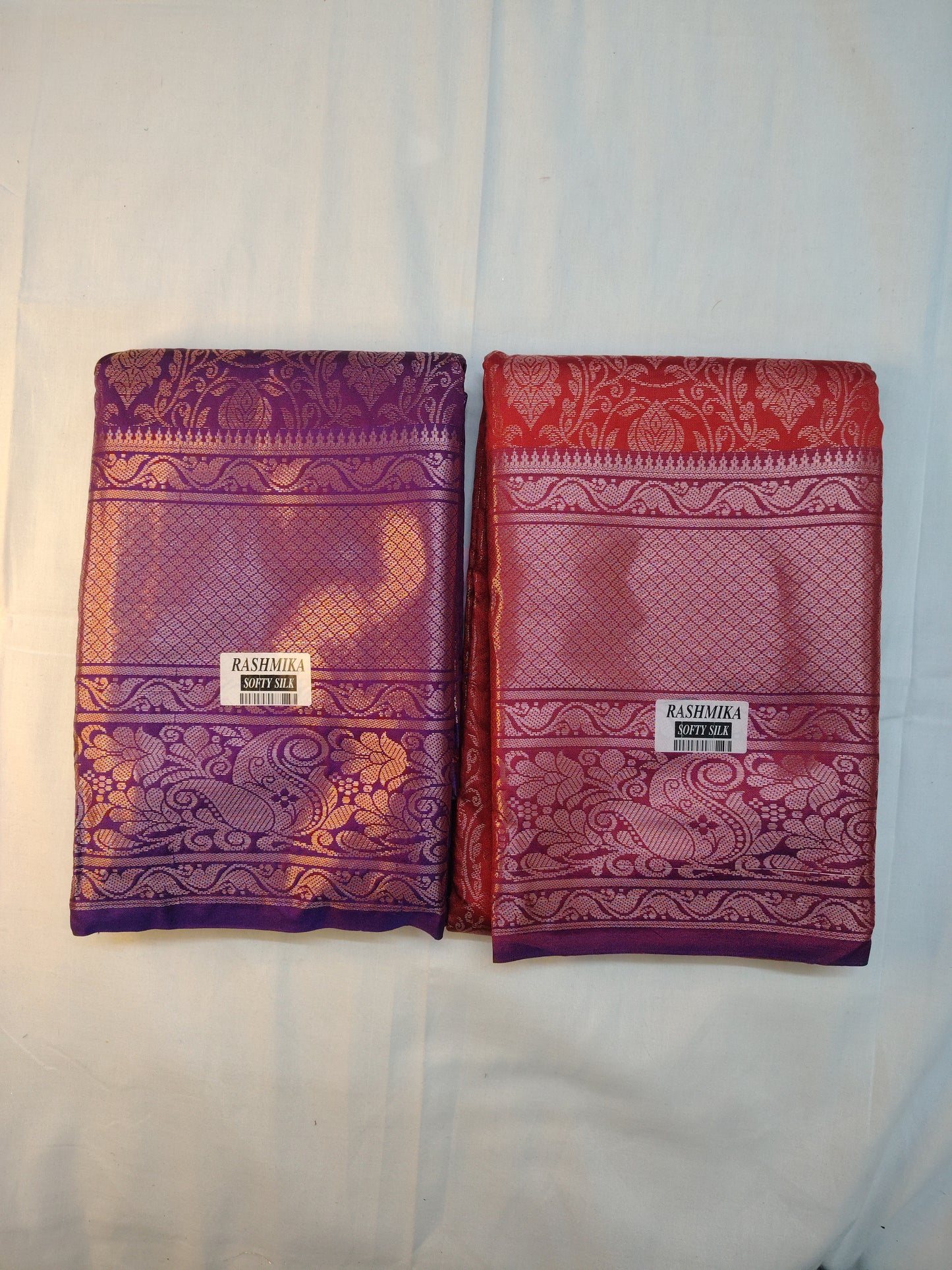 Pettubadi brocade saree combo