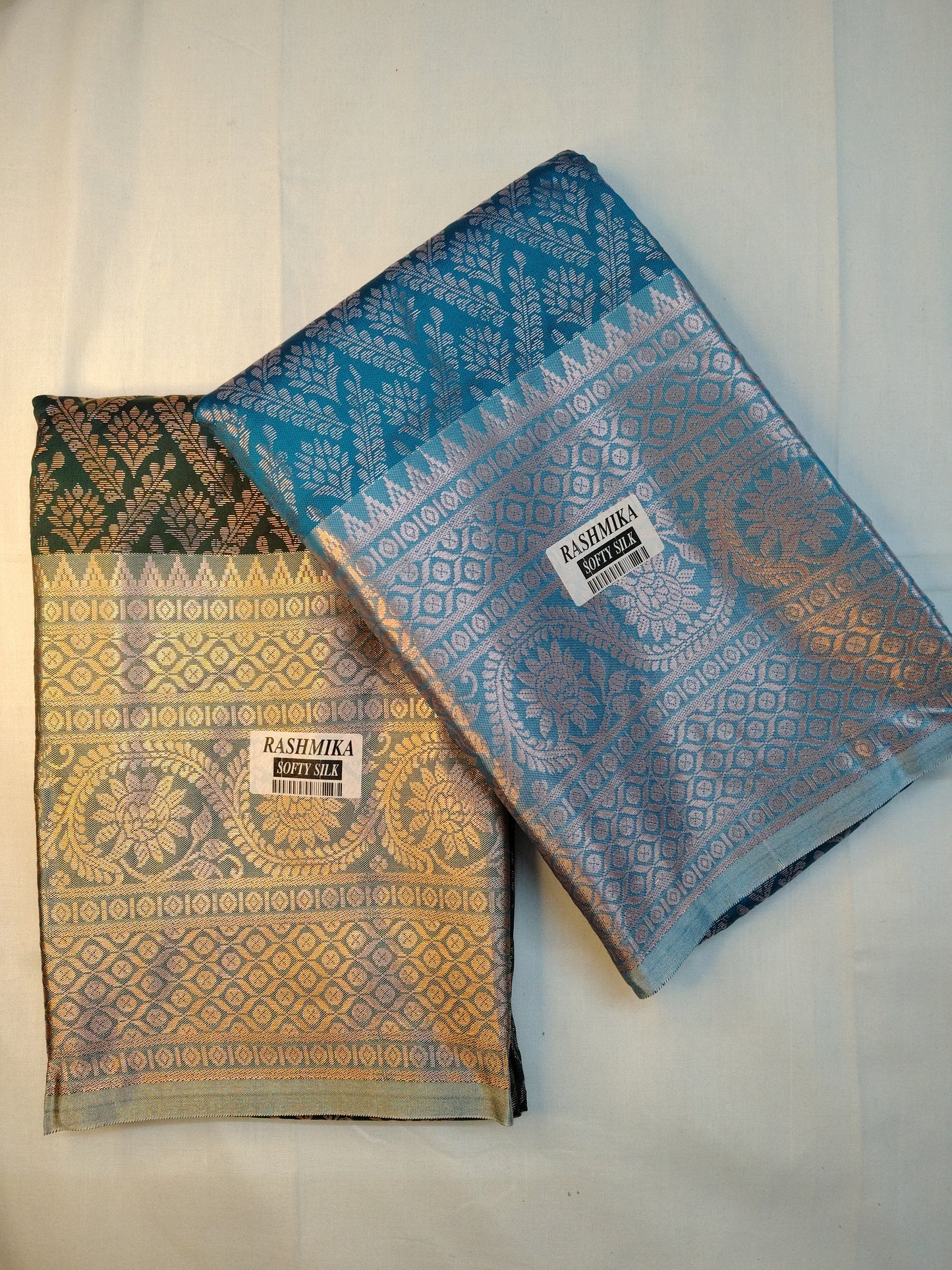 Pettubadi brocade saree combo