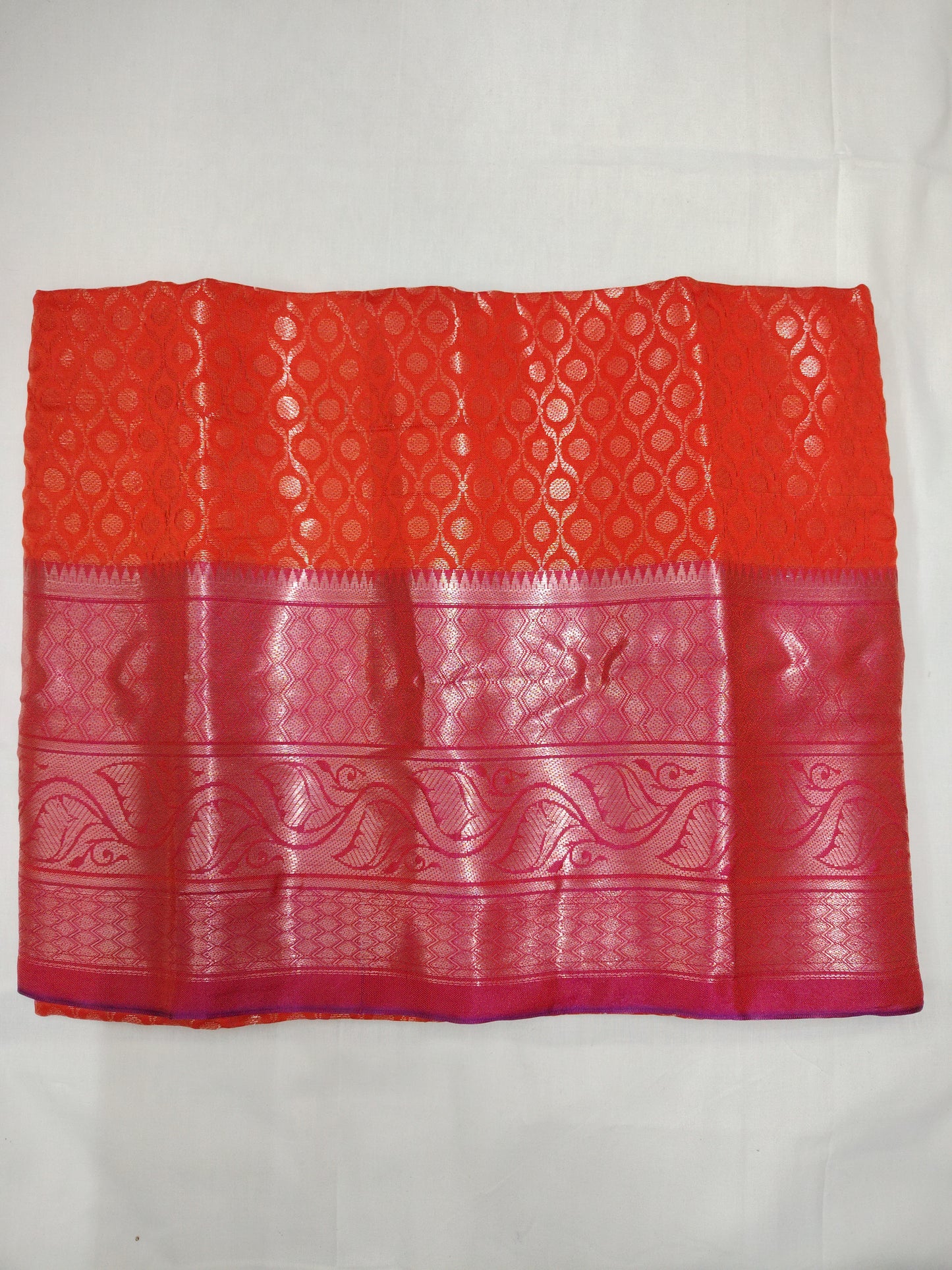 Fancy kanchi curve design saree