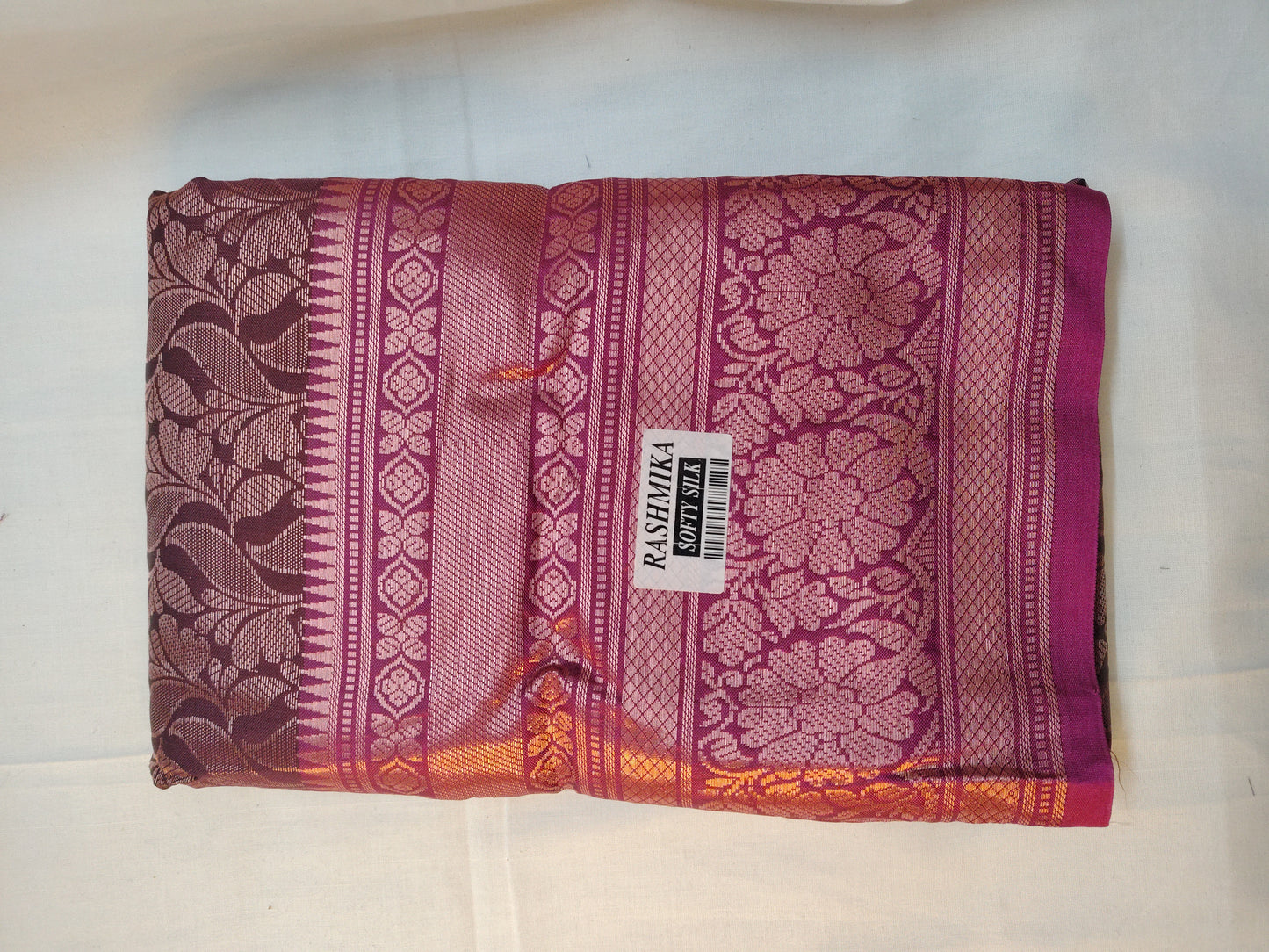 Pettubadi brocade saree semi pattu