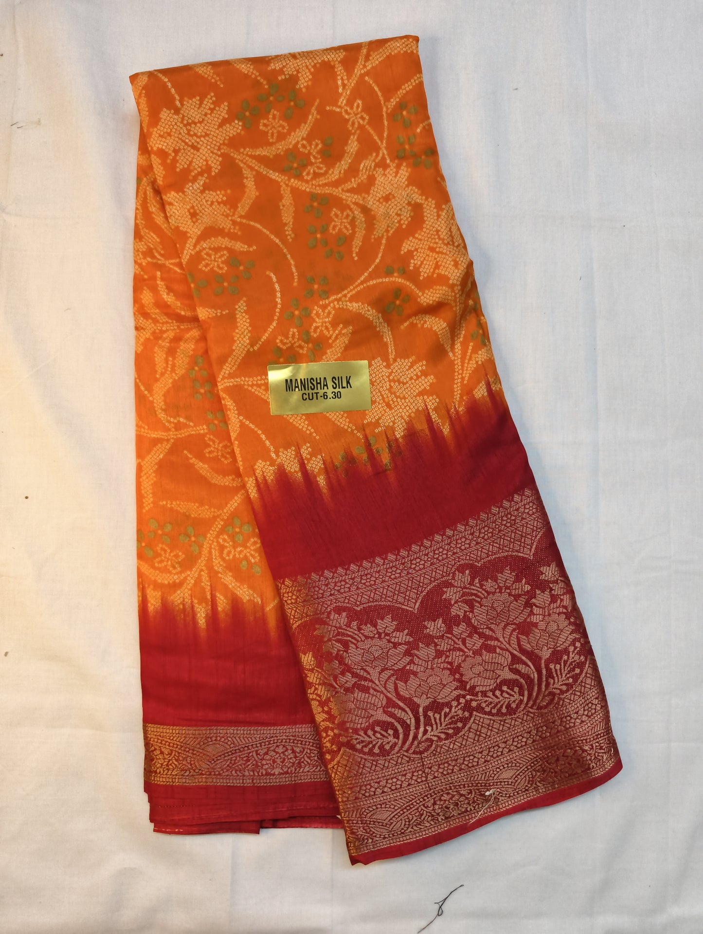 Foil print fancy daily wear saree