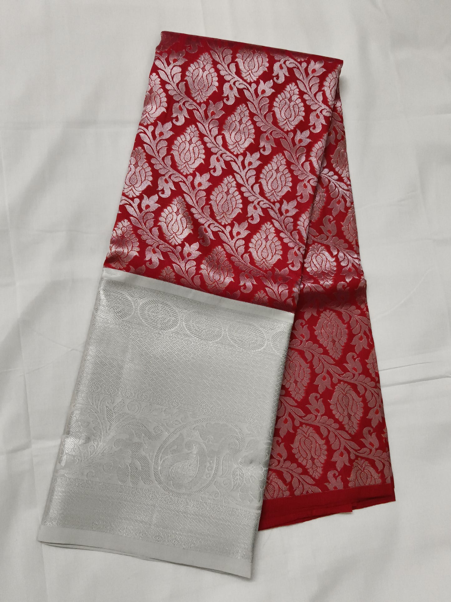 Pattu lehenga with blouse (free size)
