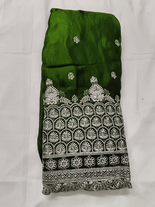Fancy lehenga with work