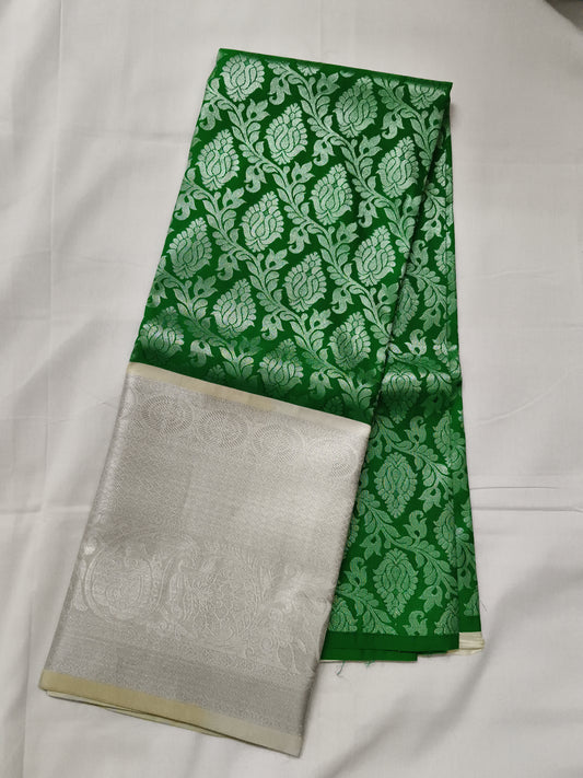 Pattu lehenga with blouse