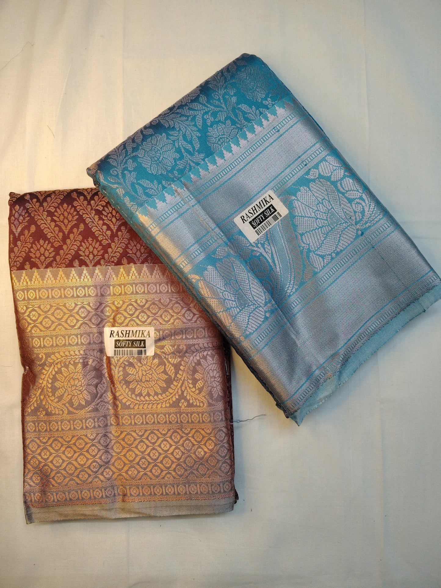Pettubadi brocade saree combo