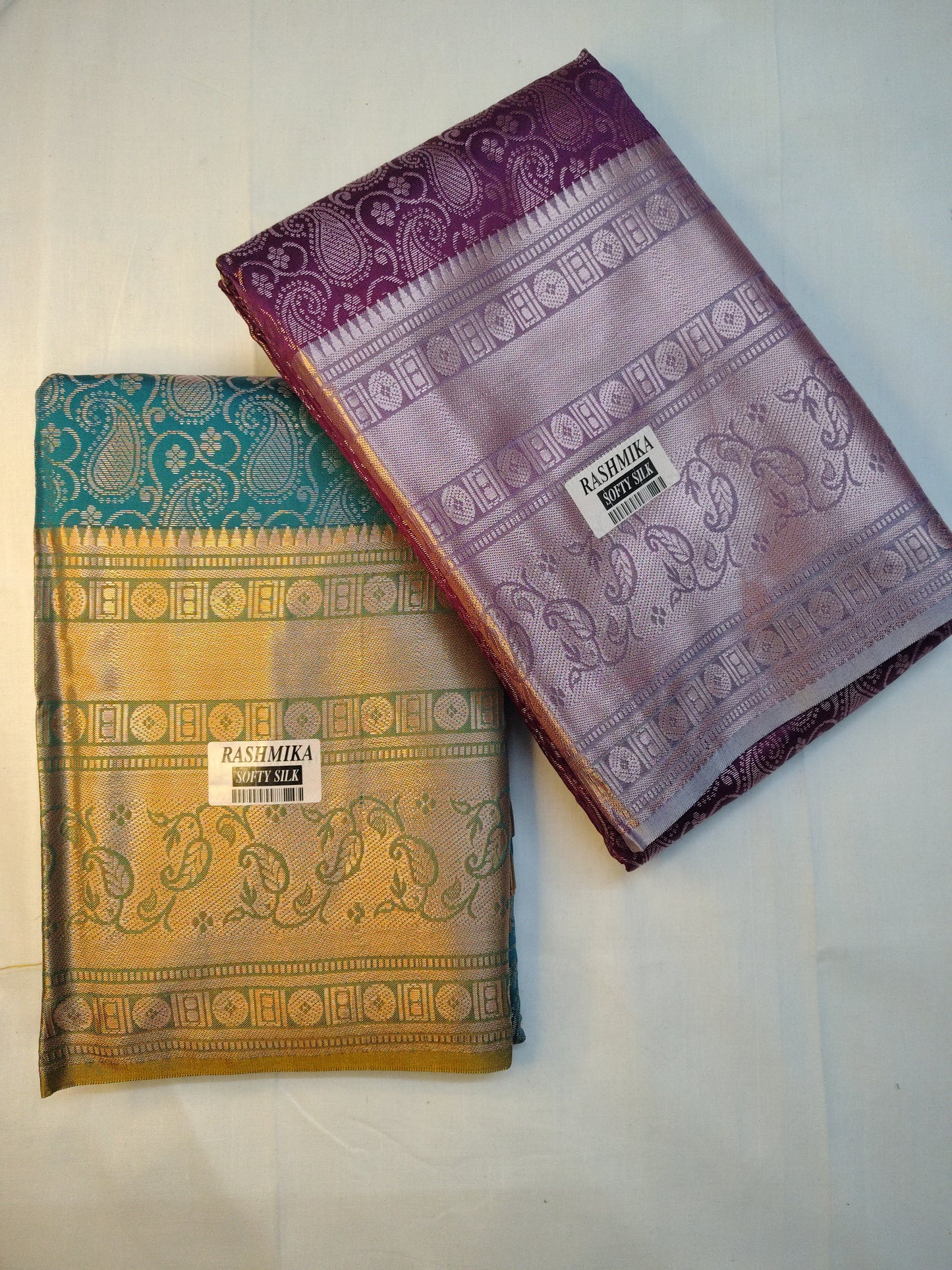 Pettubadi brocade saree combo