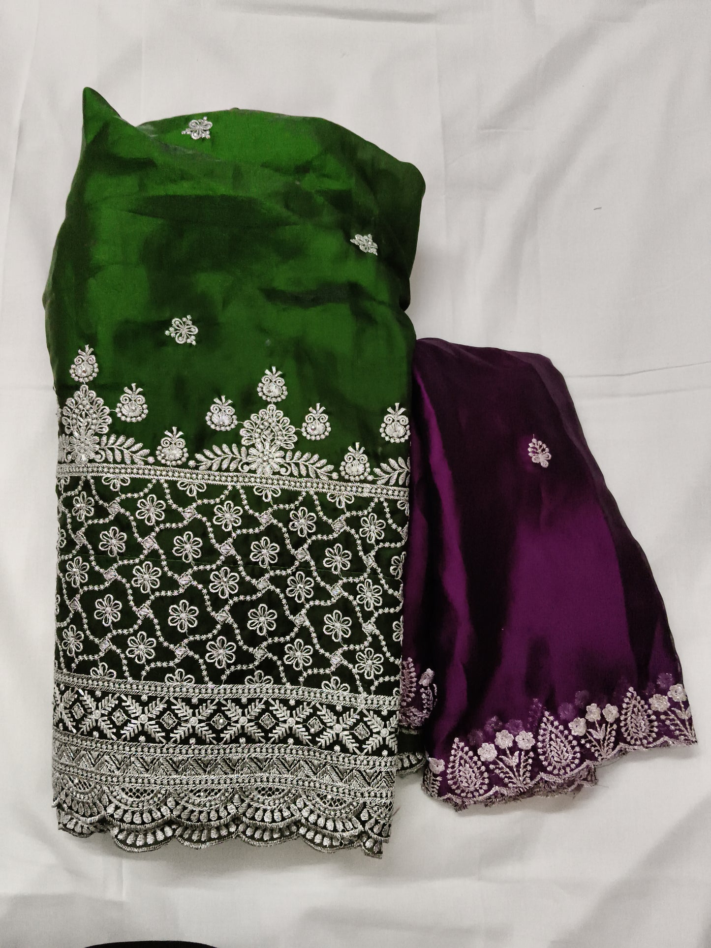 Fancy lehenga with work