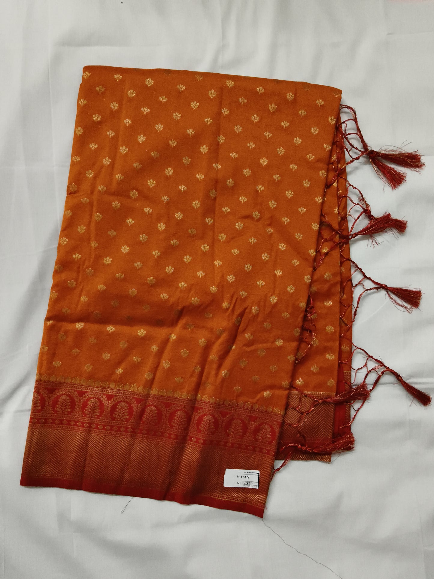 Silk banarsi border saree